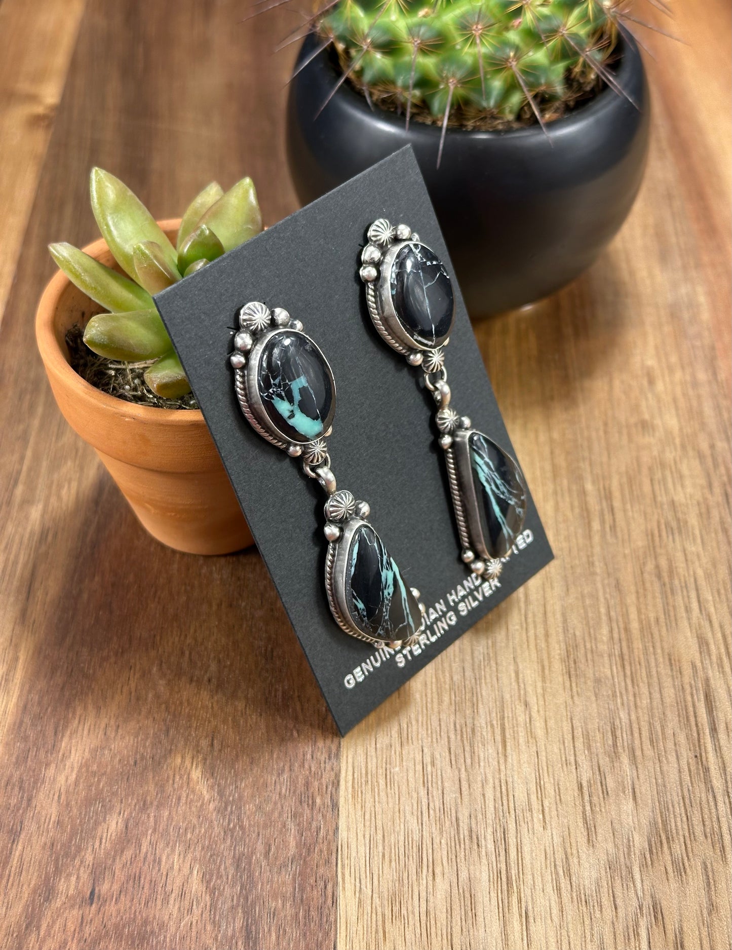 Black Jack Turquoise Necklace Set