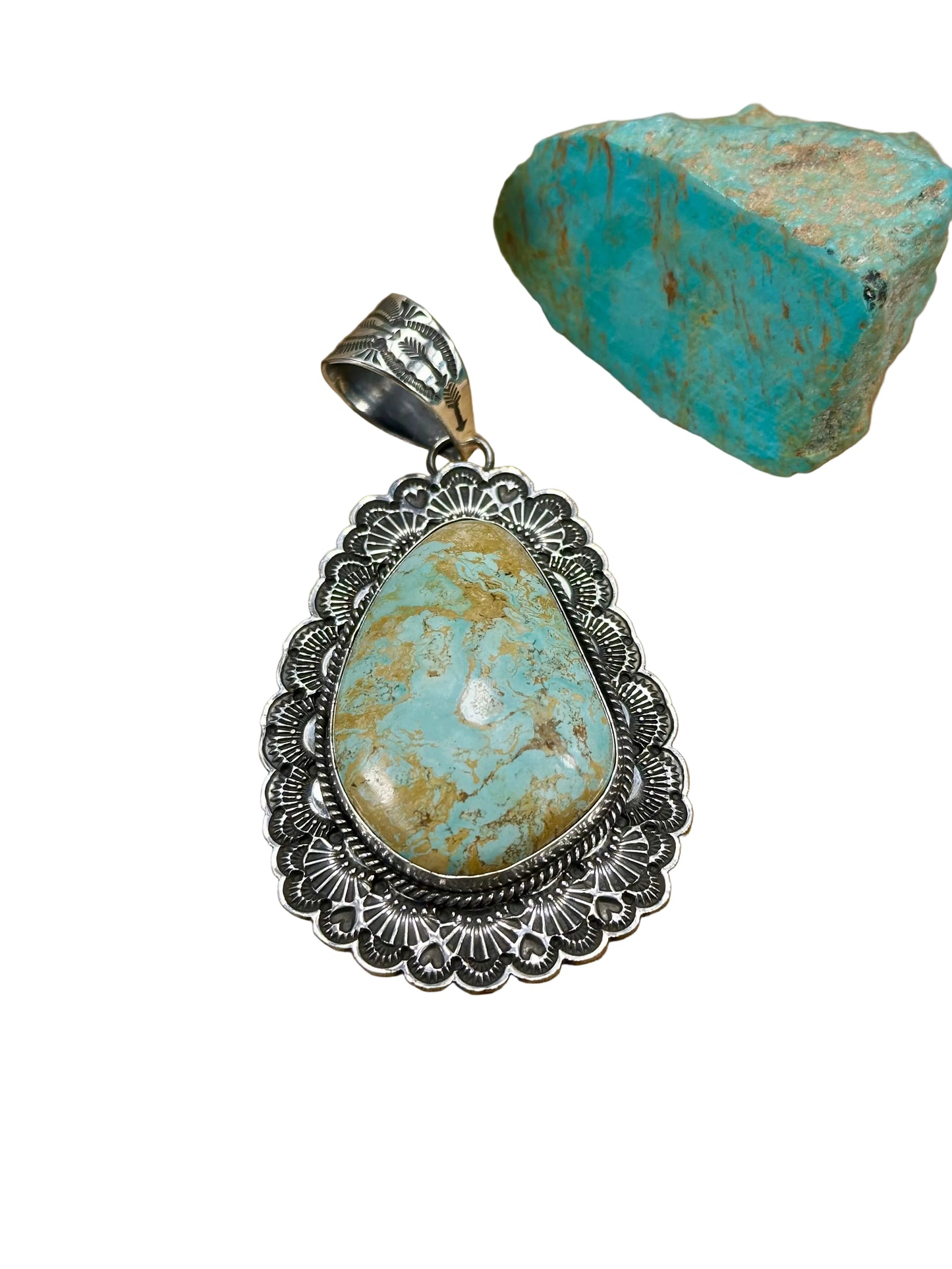 Royston Single Stone Sterling Silver Pendants