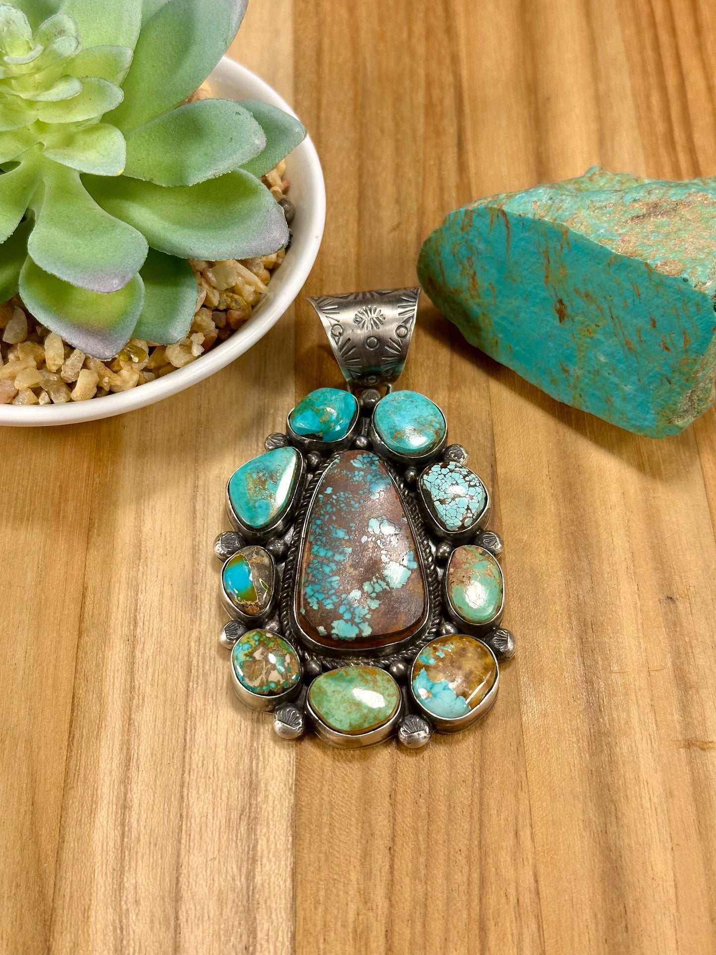 Royston Cluster Sterling Silver Pendant
