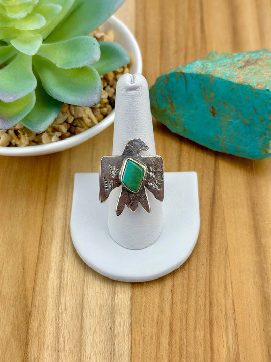 Kingman Thunderbird Sterling Ring