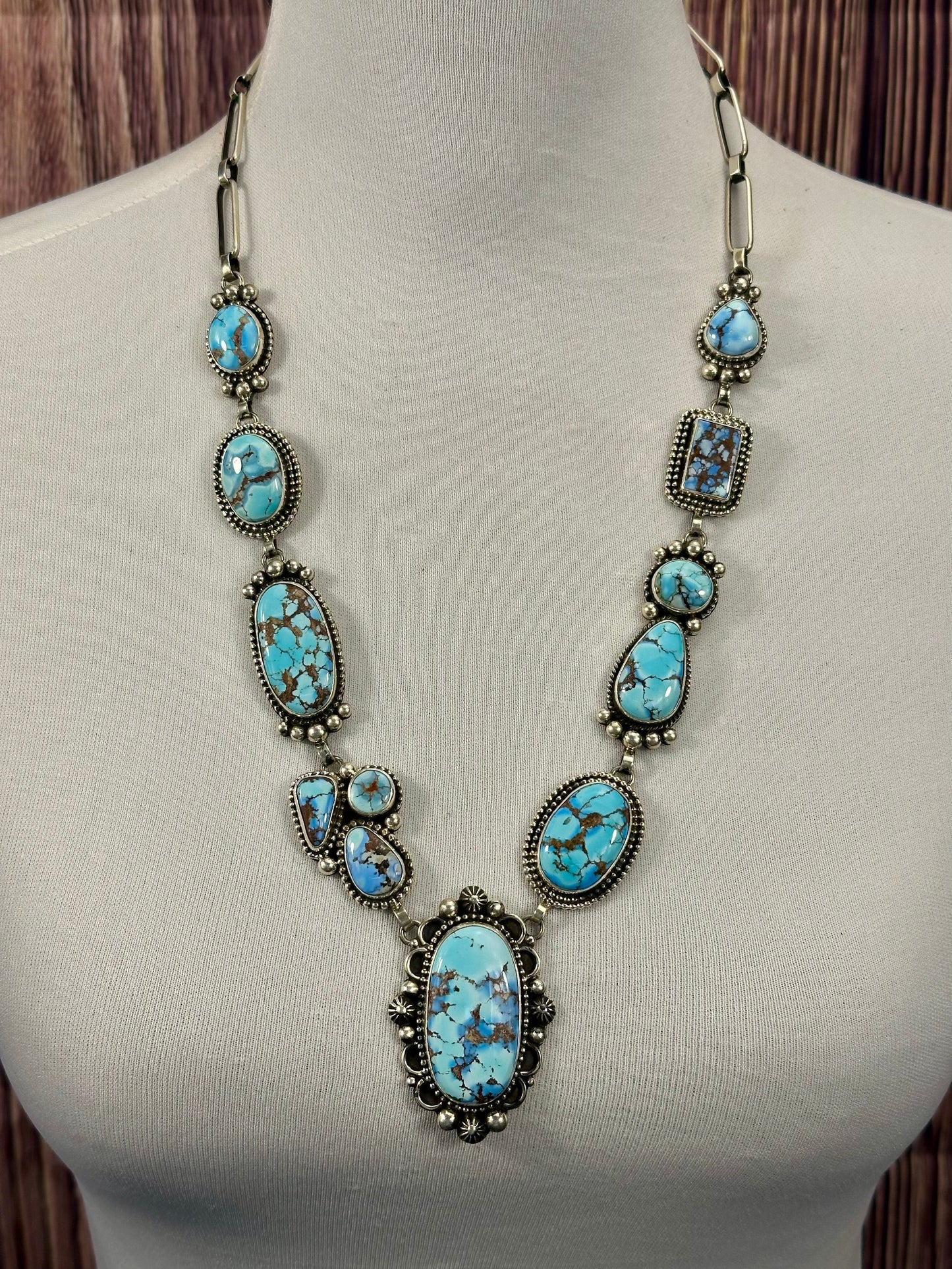 Golden Hills Pendant Sterling Necklace Set