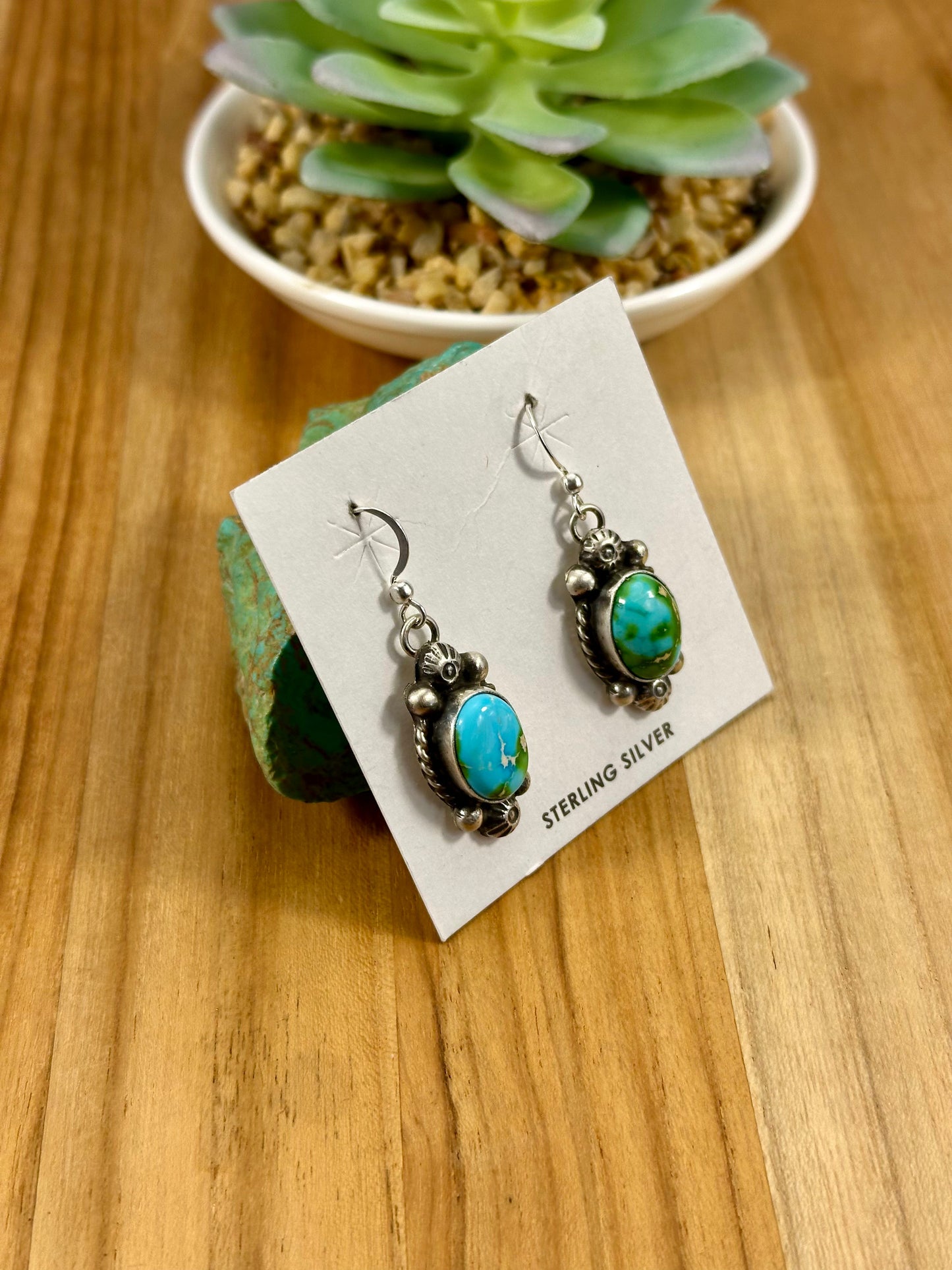 Sonoran Gold Turquoise Lariat Necklace Set