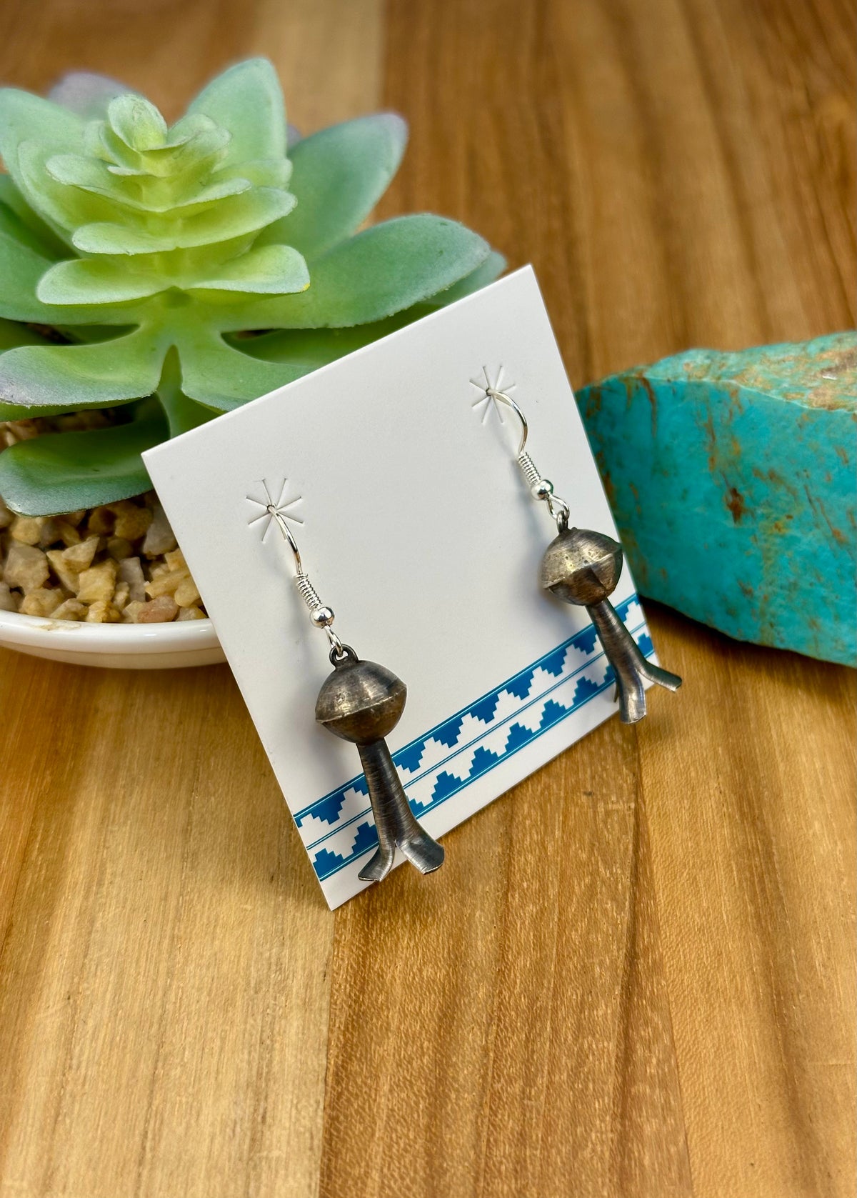 Sterling Silver Blossom Dangle Earrings