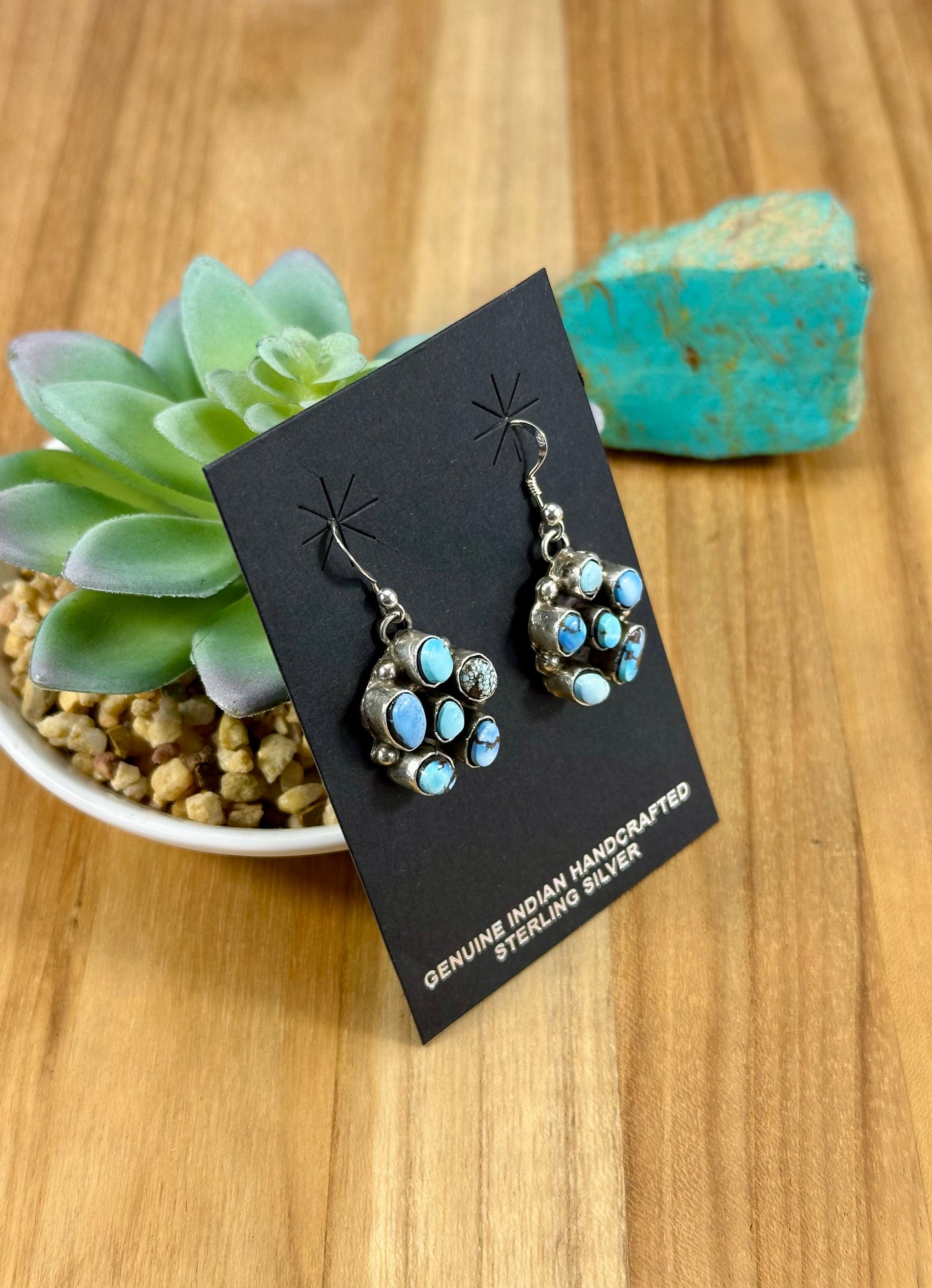 Golden Hills Squash Blossom Necklace & Earring Set