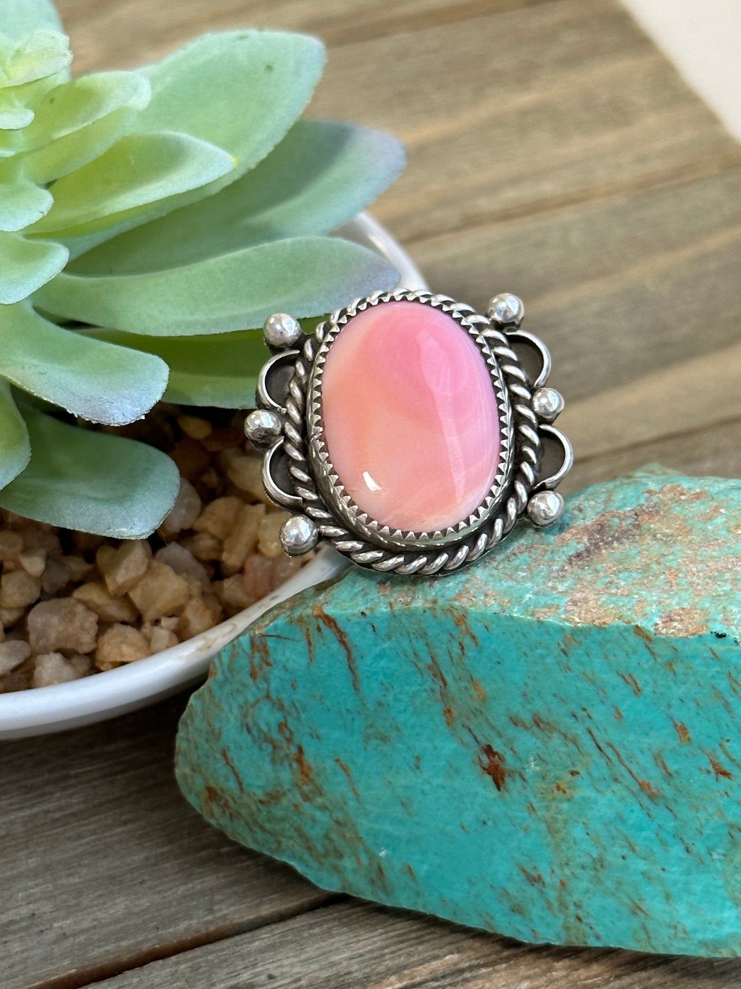 Pink Conch Ring