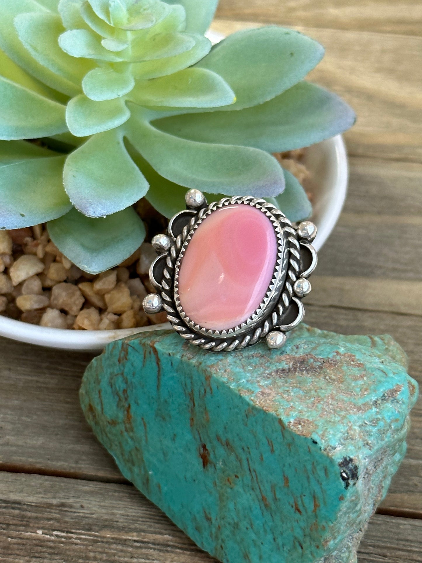 Pink Conch Ring