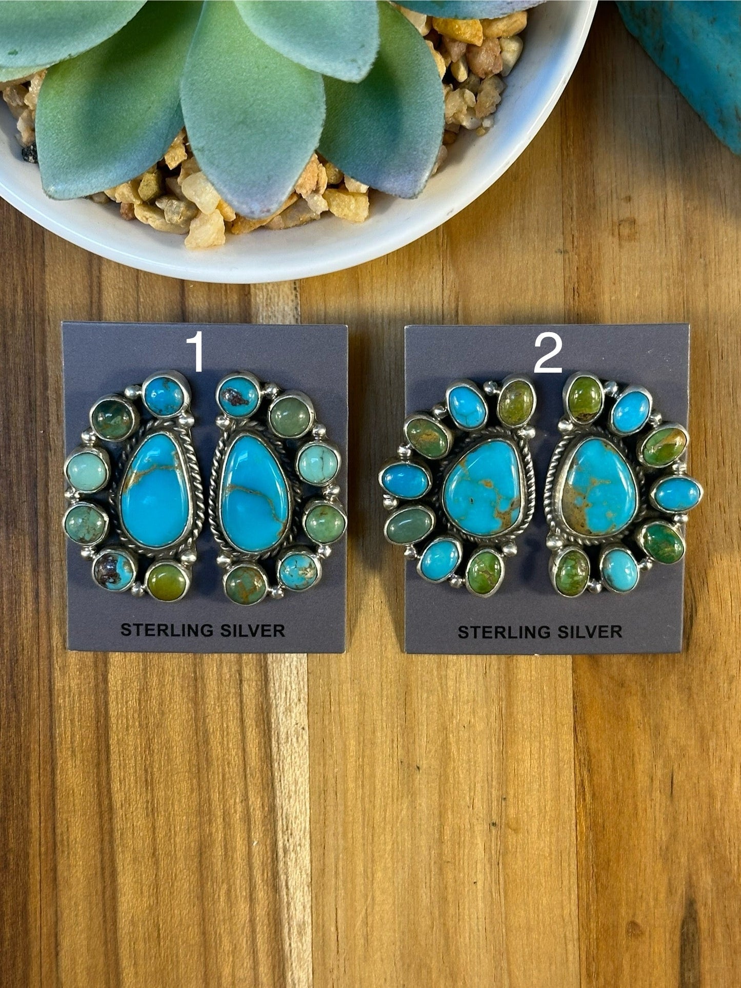 Kingman Cluster Earrings