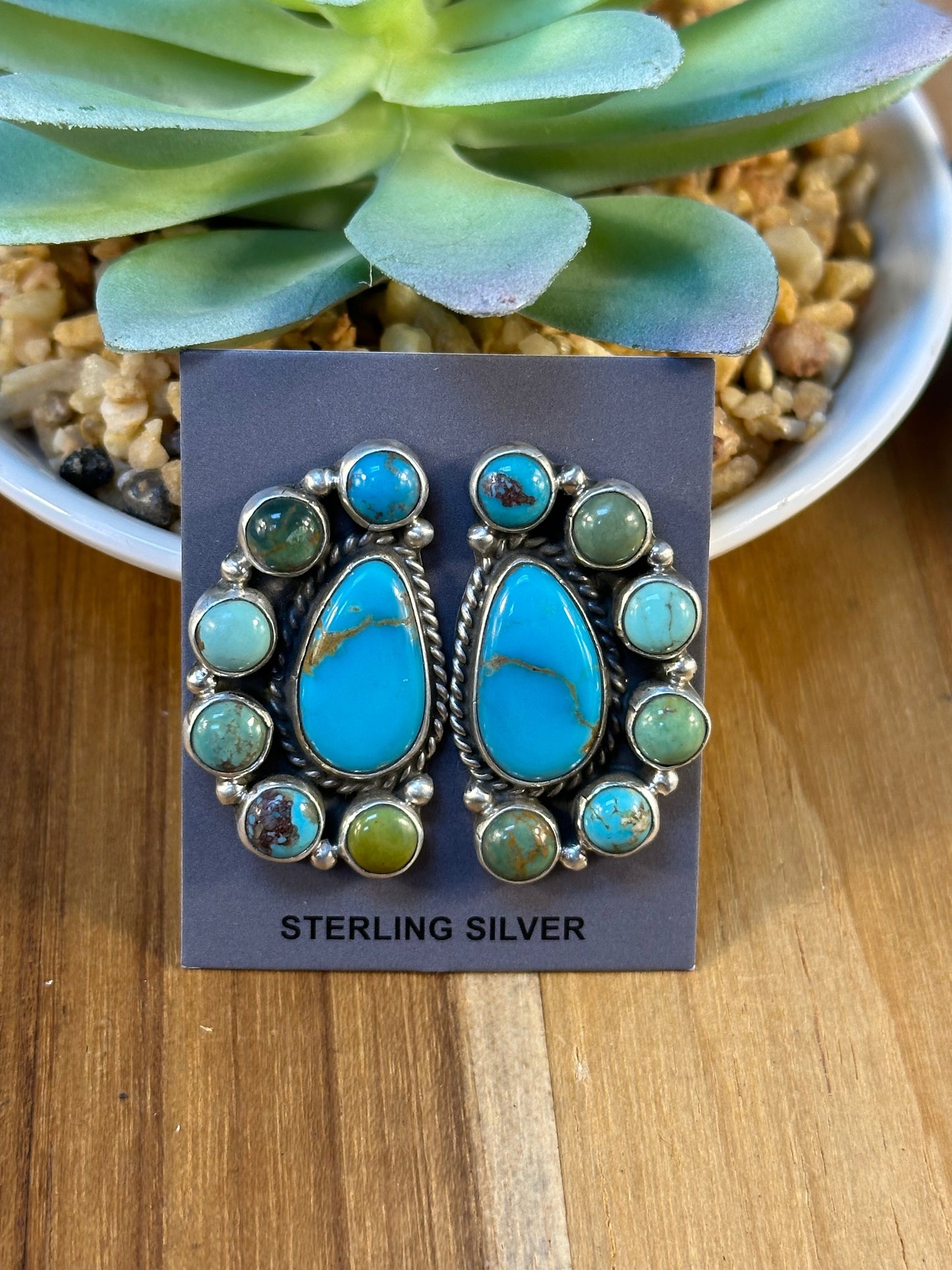 Kingman Cluster Earrings