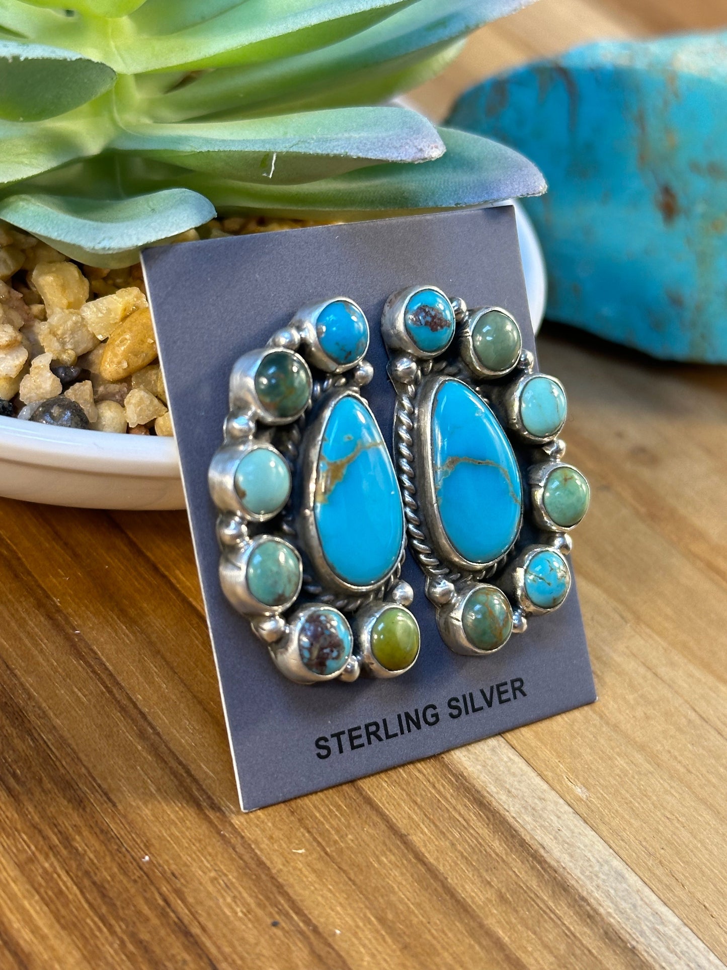 Kingman Cluster Earrings