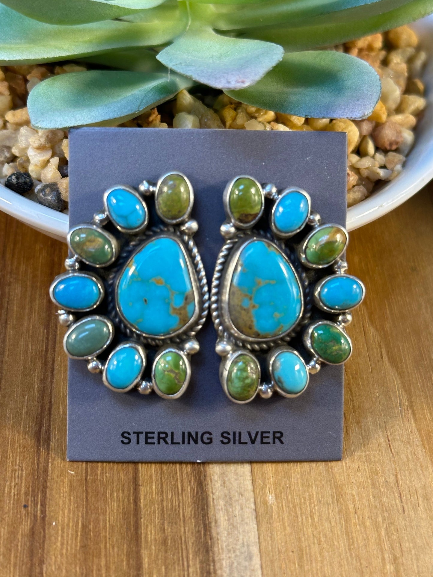 Kingman Cluster Earrings