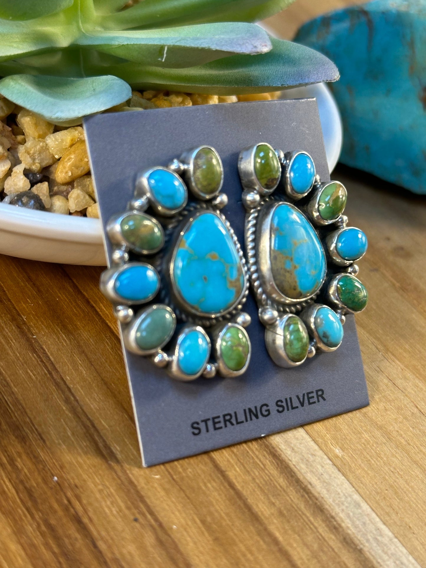 Kingman Cluster Earrings