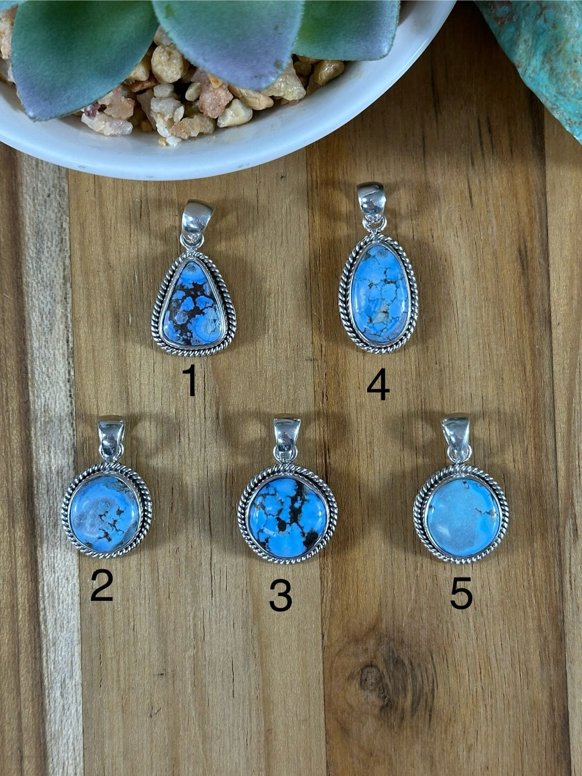 Golden Hills Sterling Silver Pendants