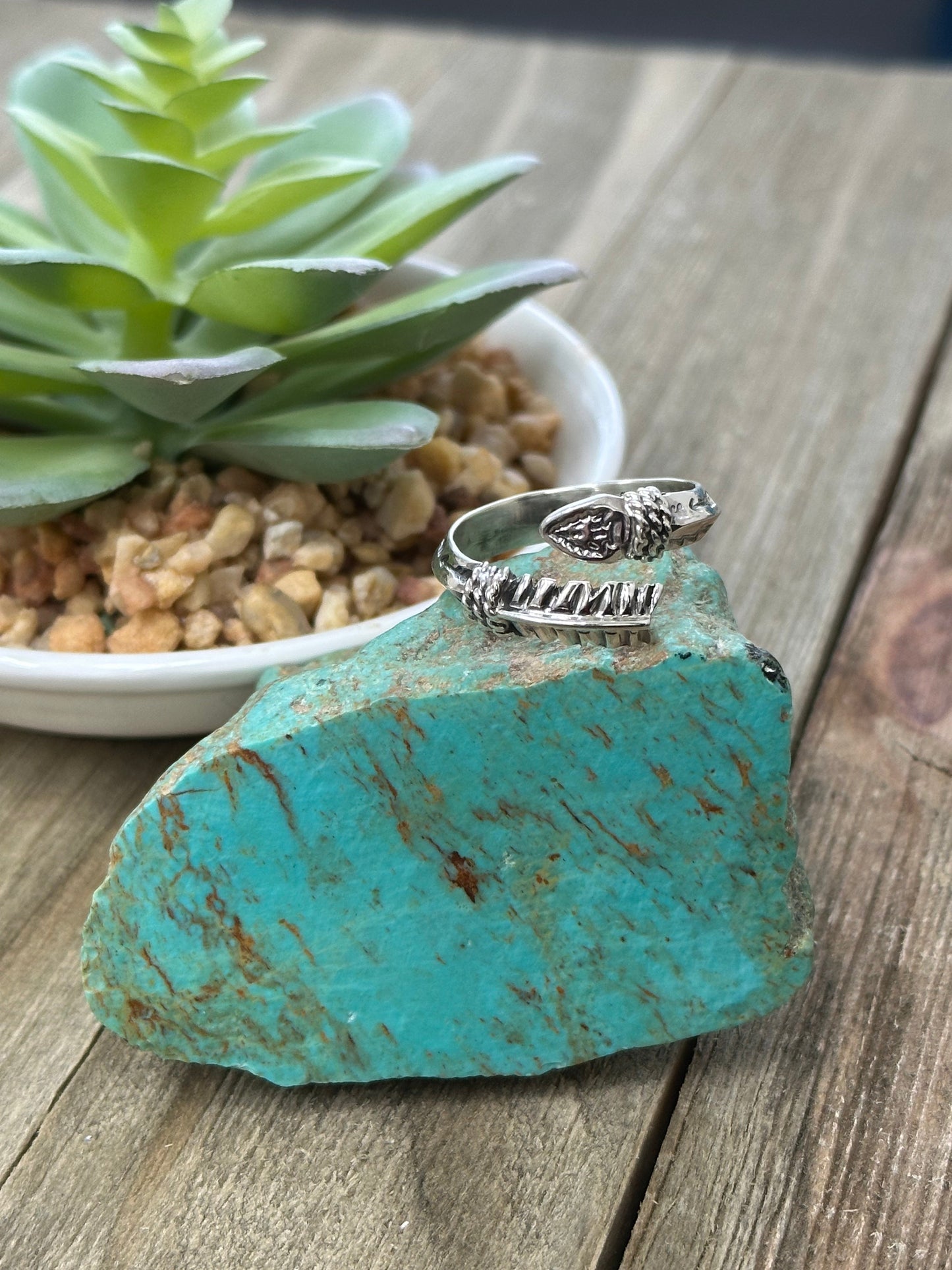 Silver Arrow Ring
