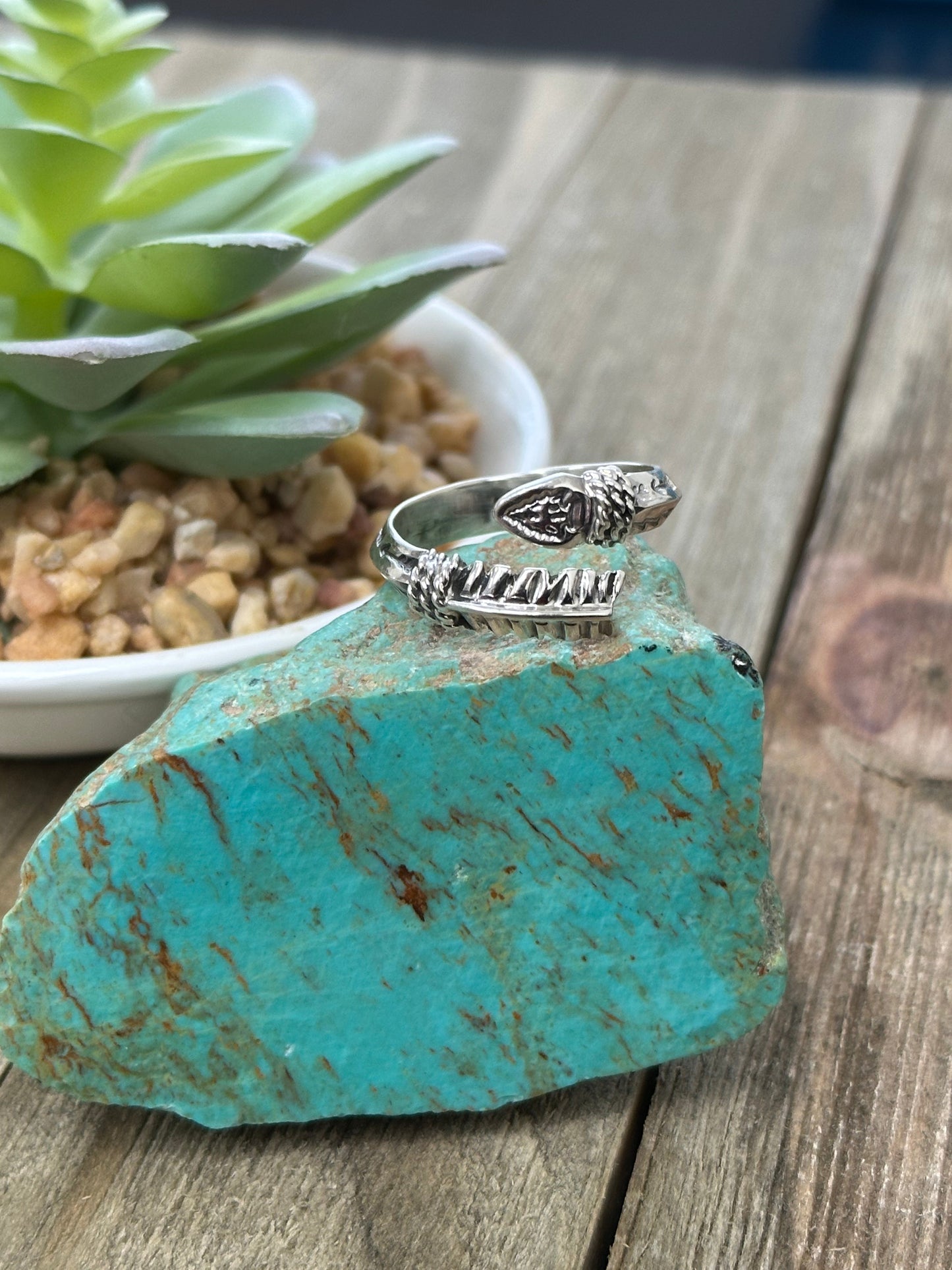 Silver Arrow Ring