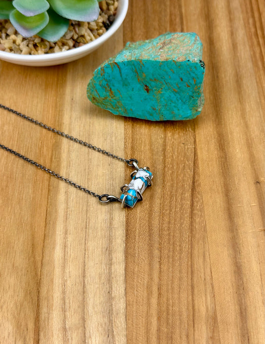 Dahlia Bar Sterling Waterproof Necklace