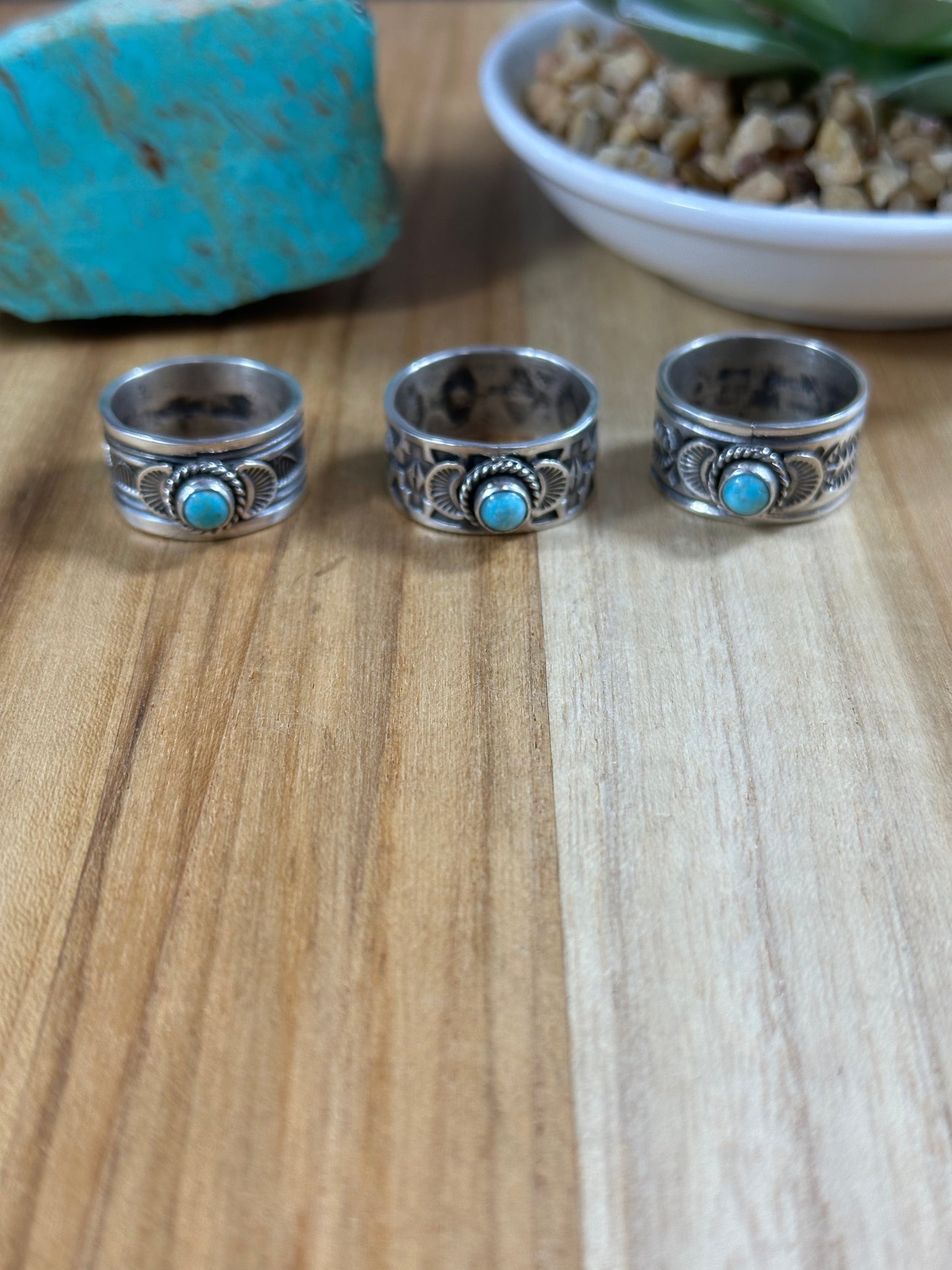 Delayne Reeves Stamped Kingman Ring