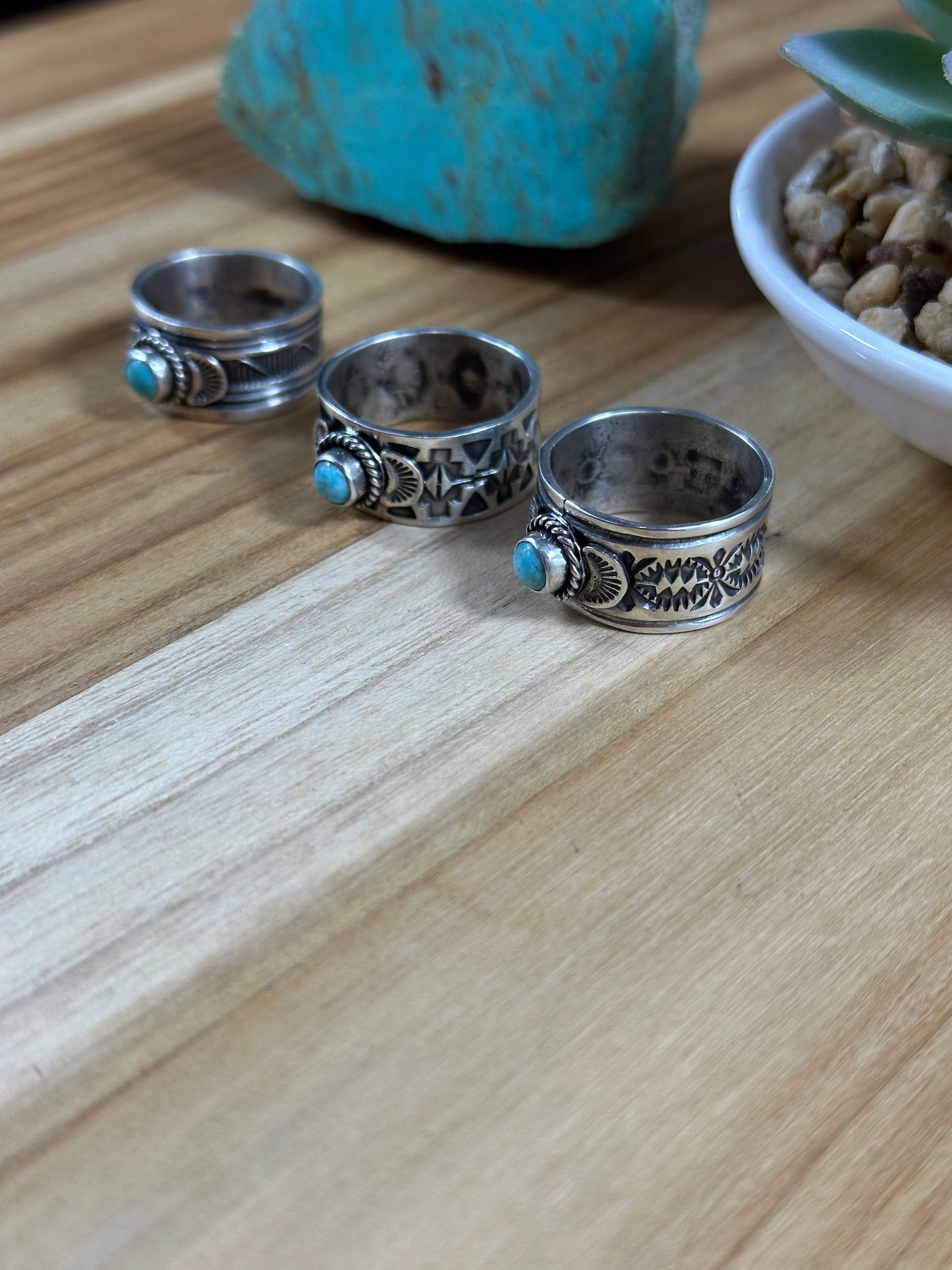 Delayne Reeves Stamped Kingman Ring
