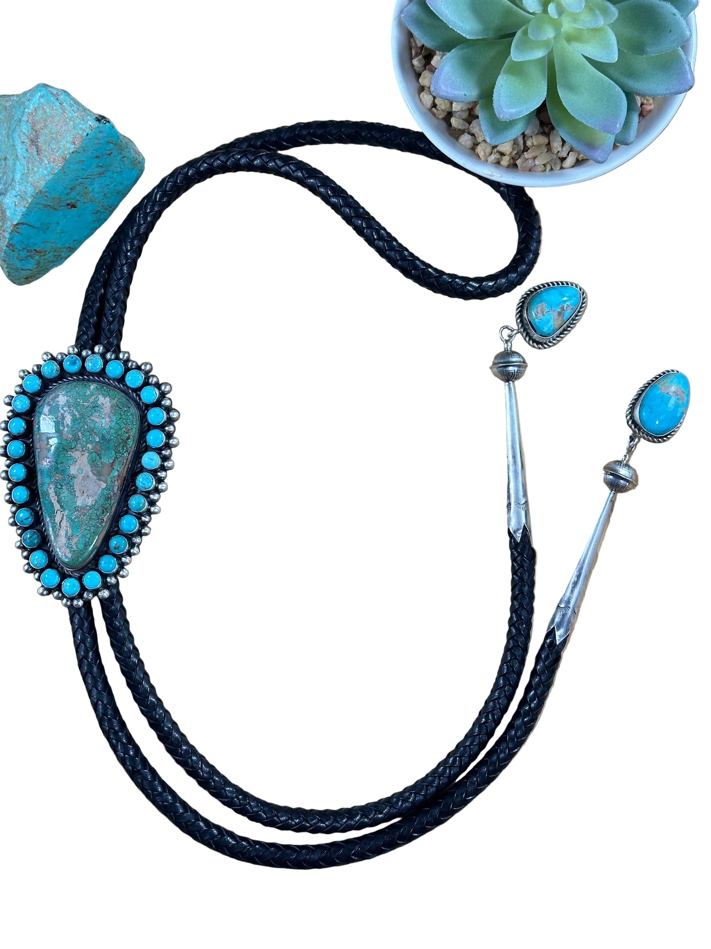 Kingman Turquoise and Royston Bolo