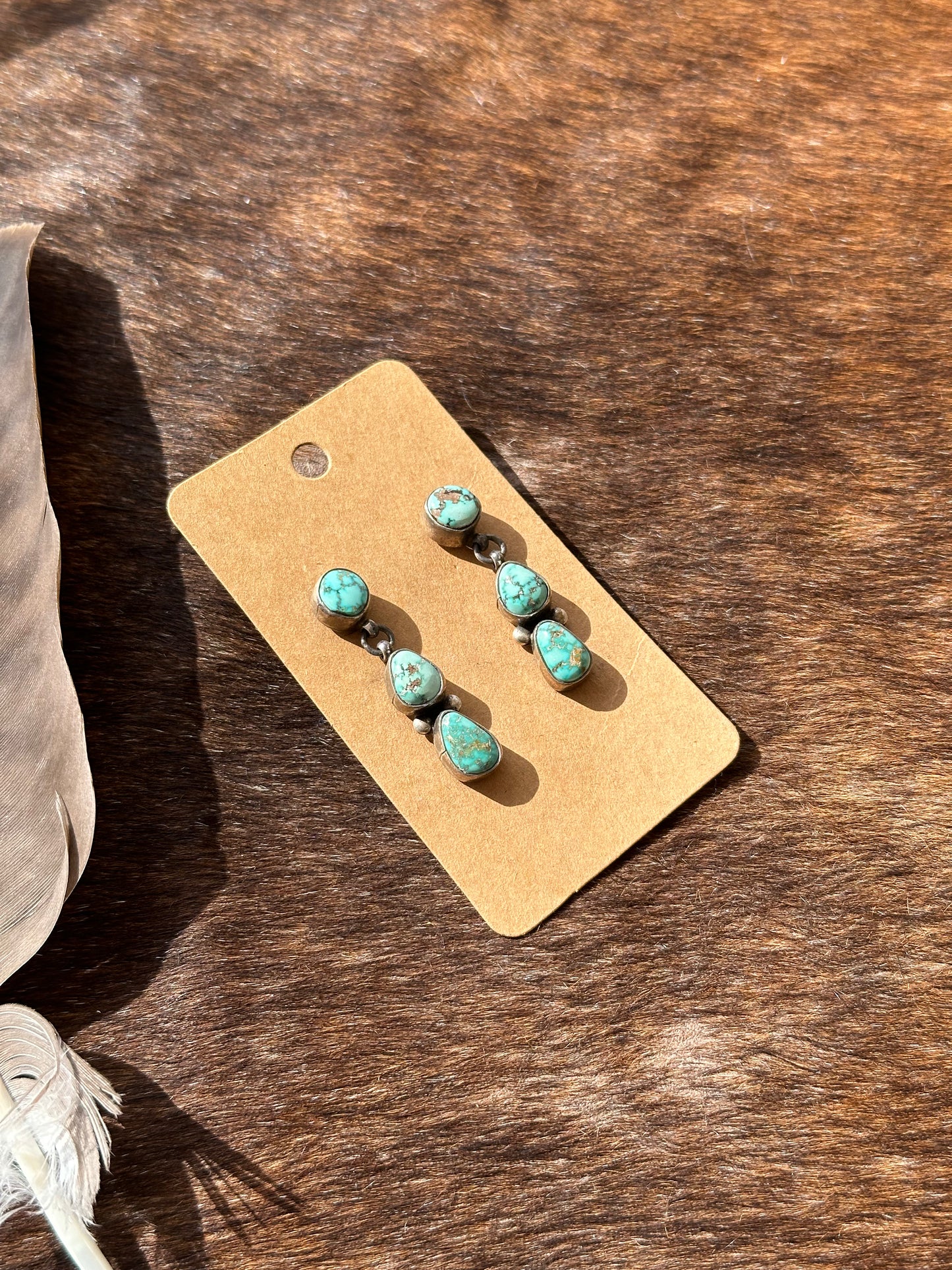 Sonoran Gold 3 Stone Dangle