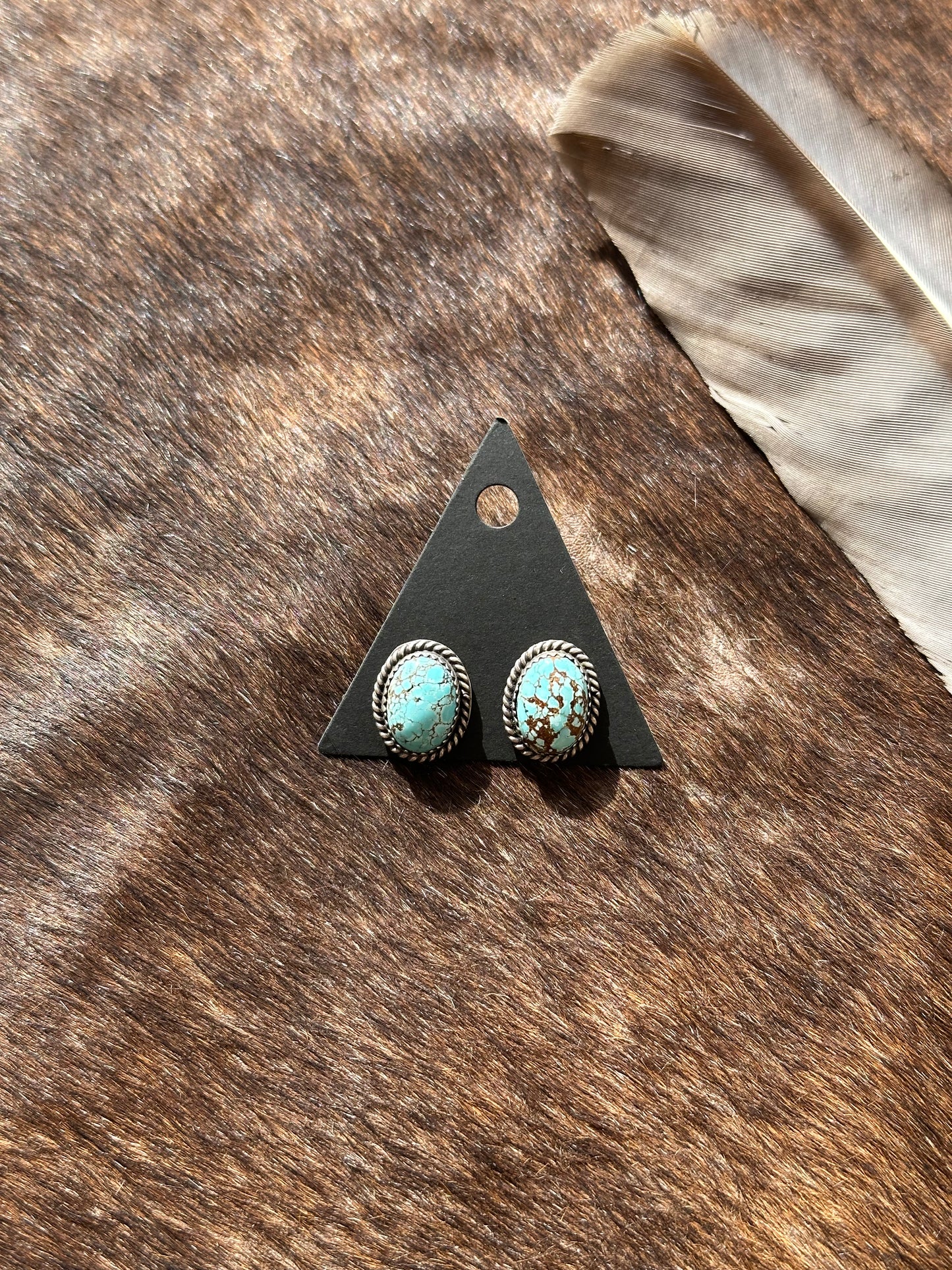 Golden Hills Oval Earrings