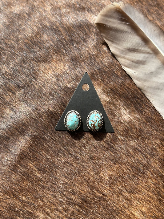 Golden Hills Oval Earrings