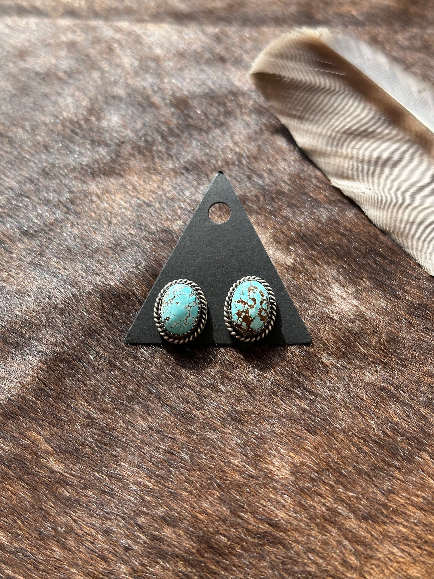 Golden Hills Oval Earrings