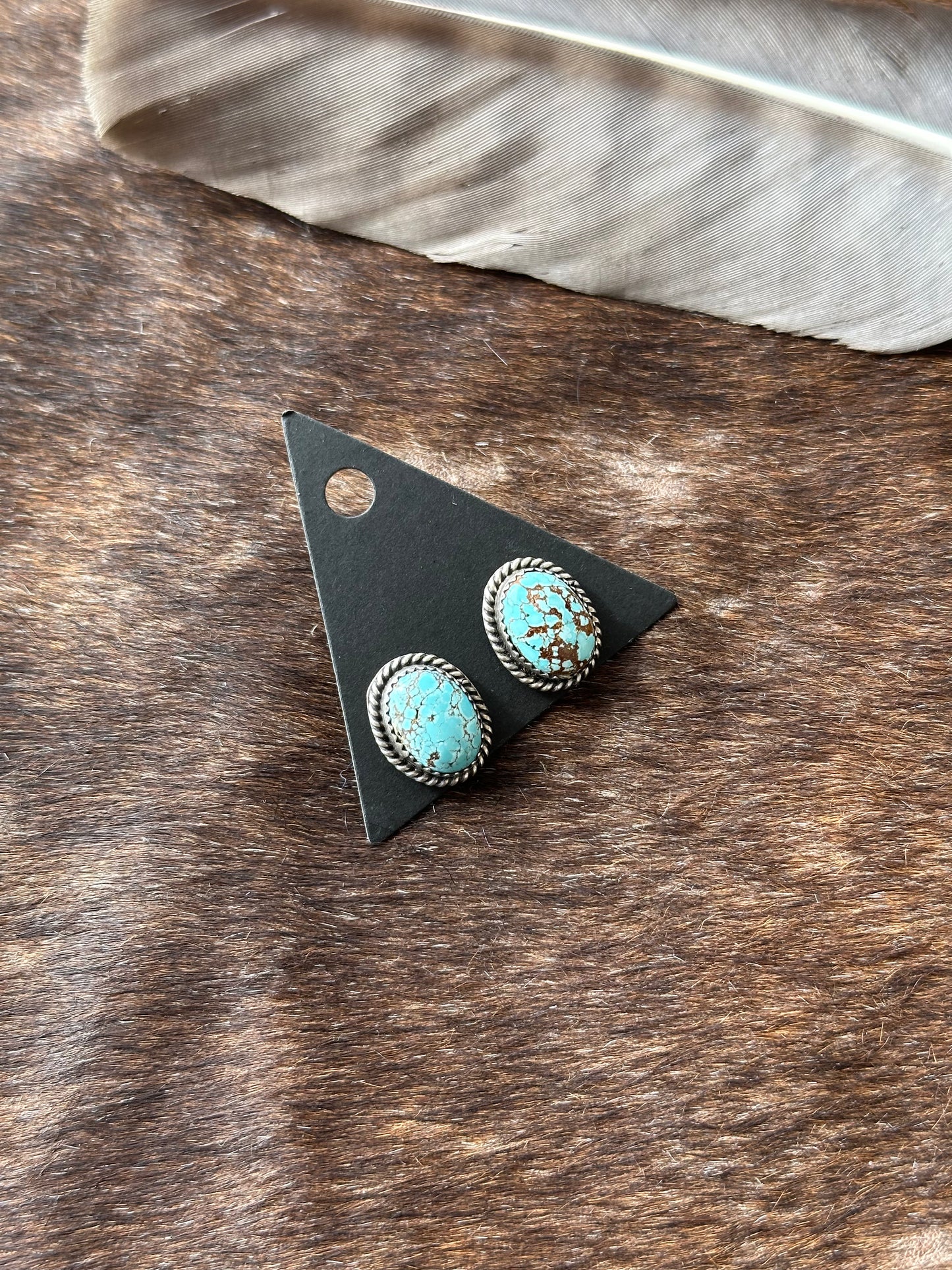 Golden Hills Oval Earrings