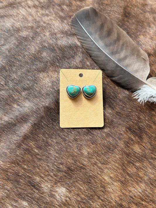 Kingman Heart Earrings