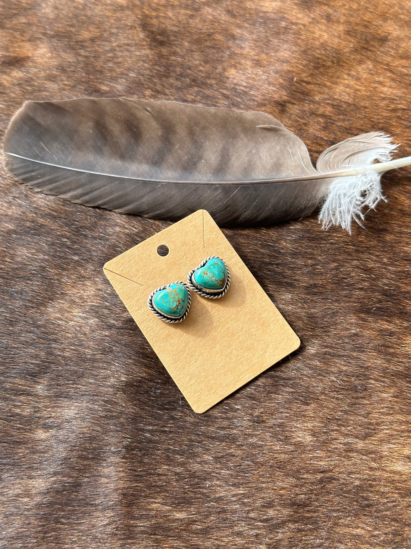 Kingman Heart Earrings