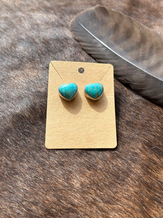 Kingman Heart Earrings