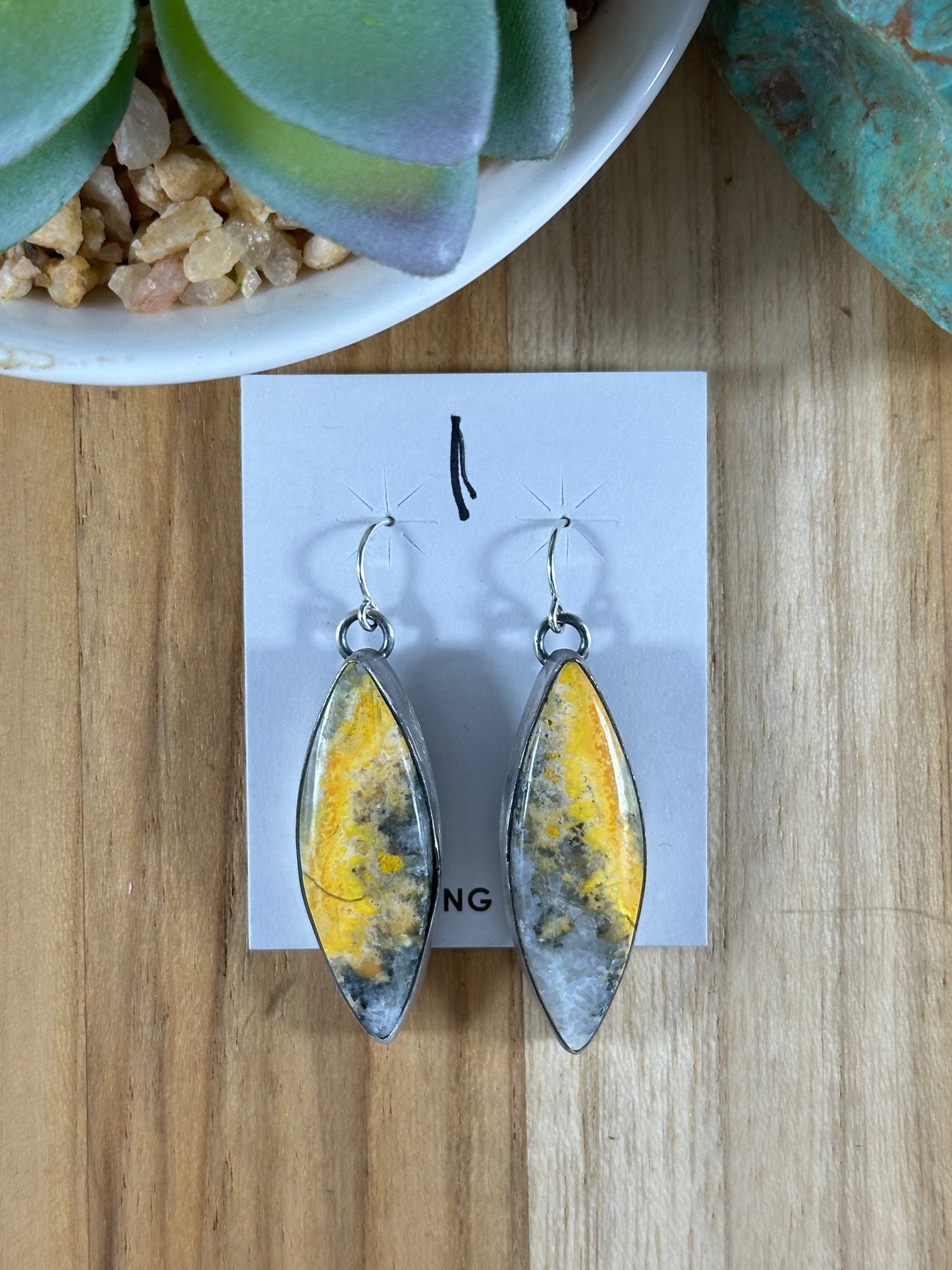 Bumblebee Dangle Earrings