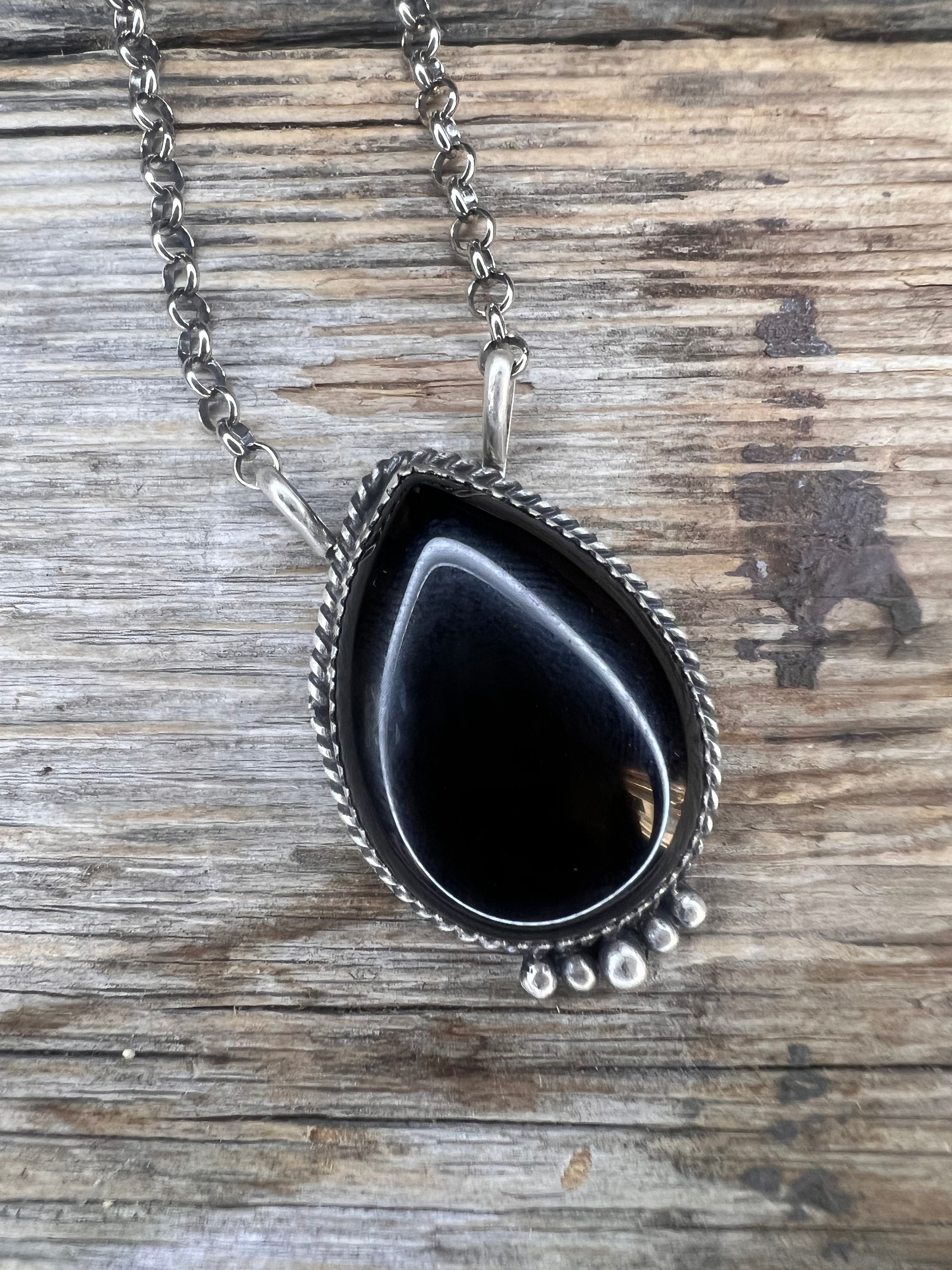 Shroom Onyx Necklace