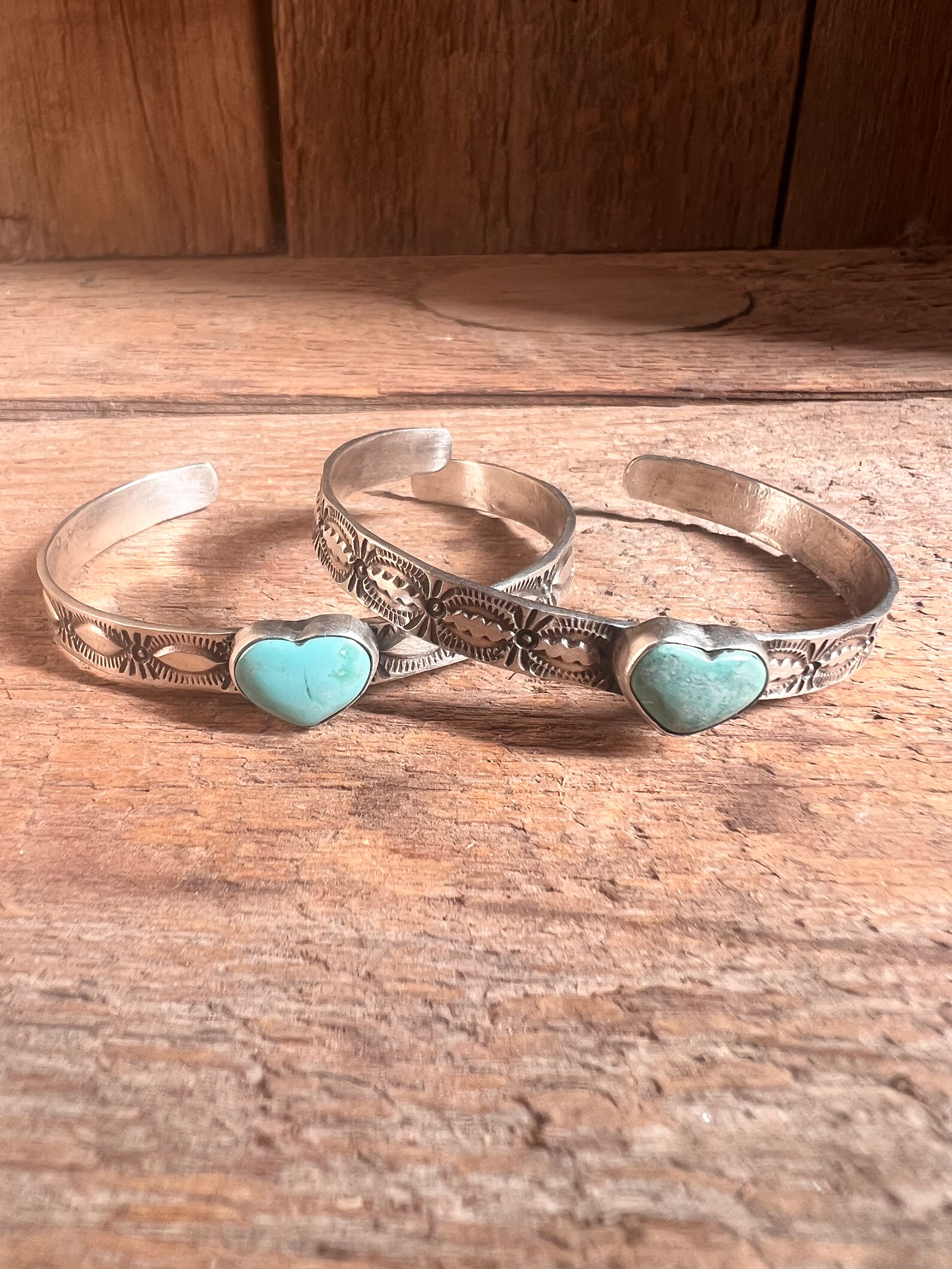Turquoise heart deals bracelet