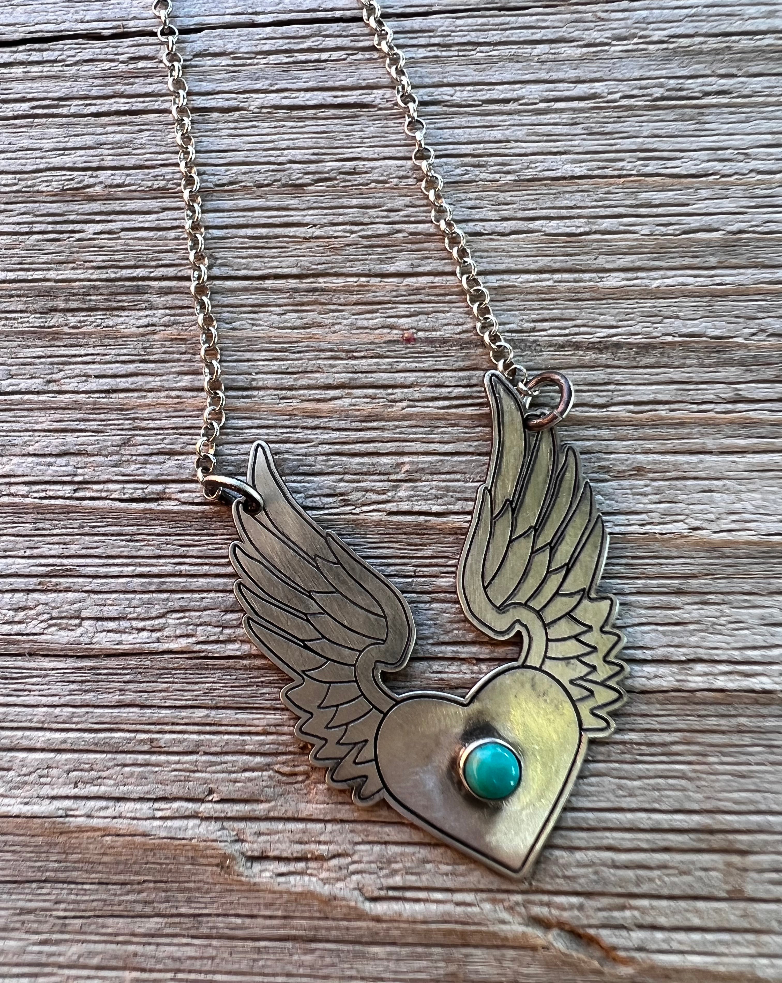 Flying Heart Necklace