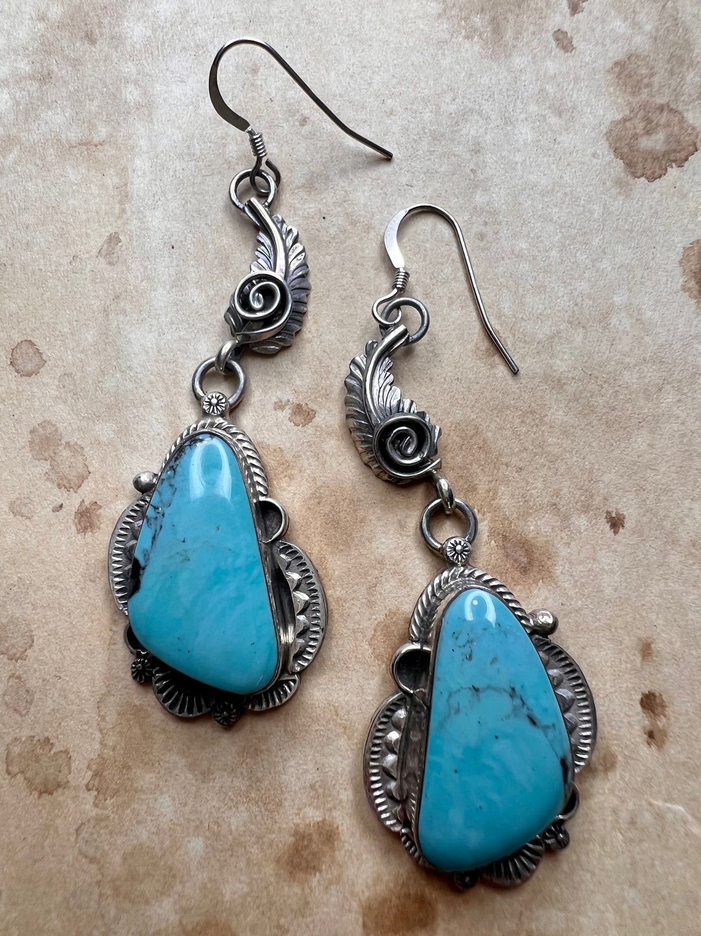 Feather Kingman Dangle Earrings