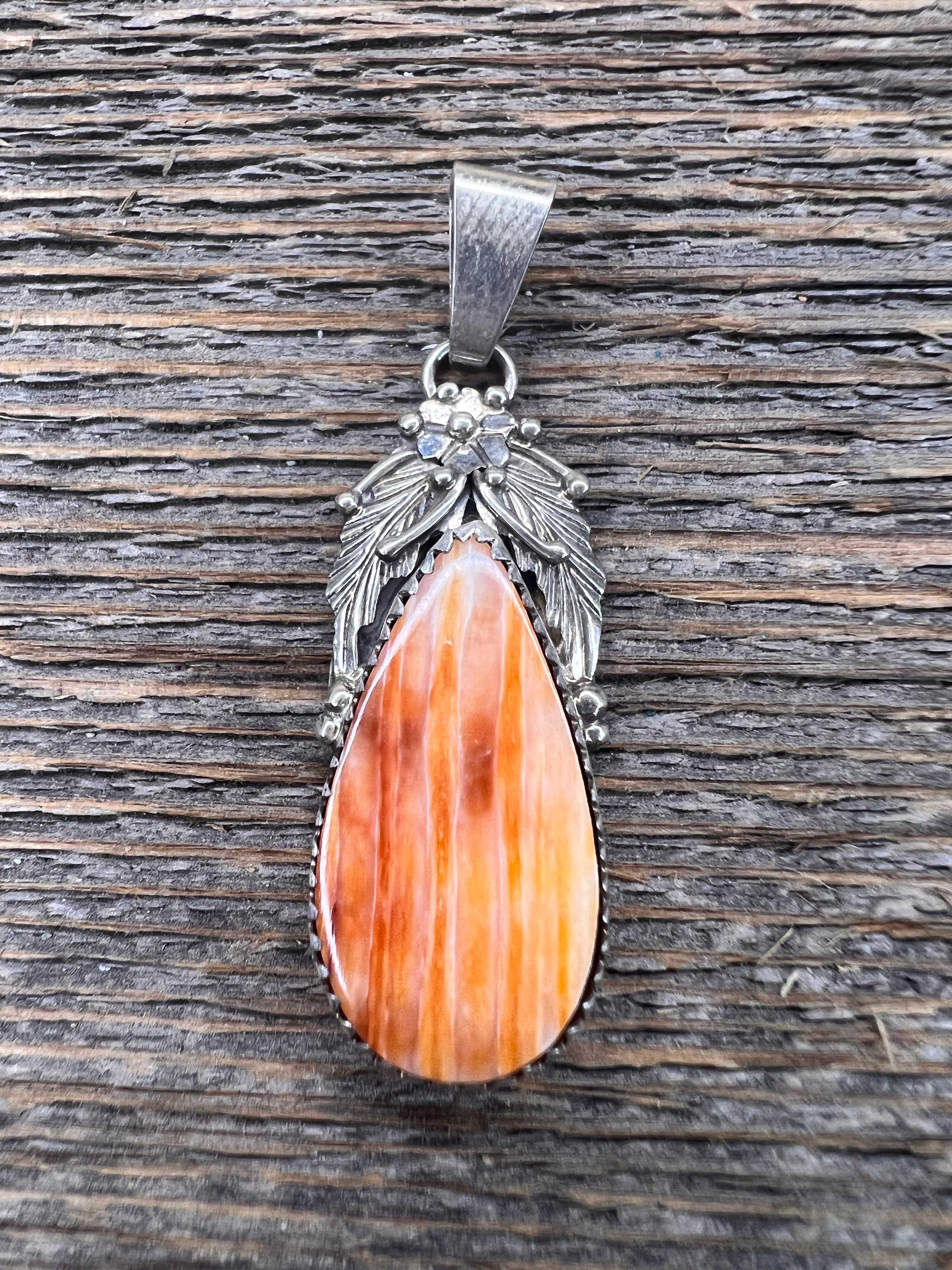 Spiny feather Pendant