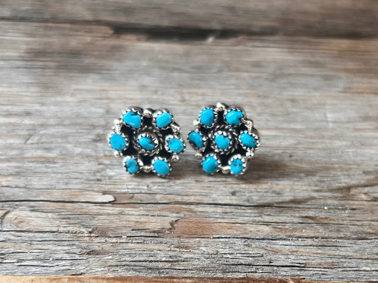 Kingman Flower Cluster Earrings