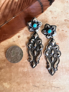 Flower Concho Earrings