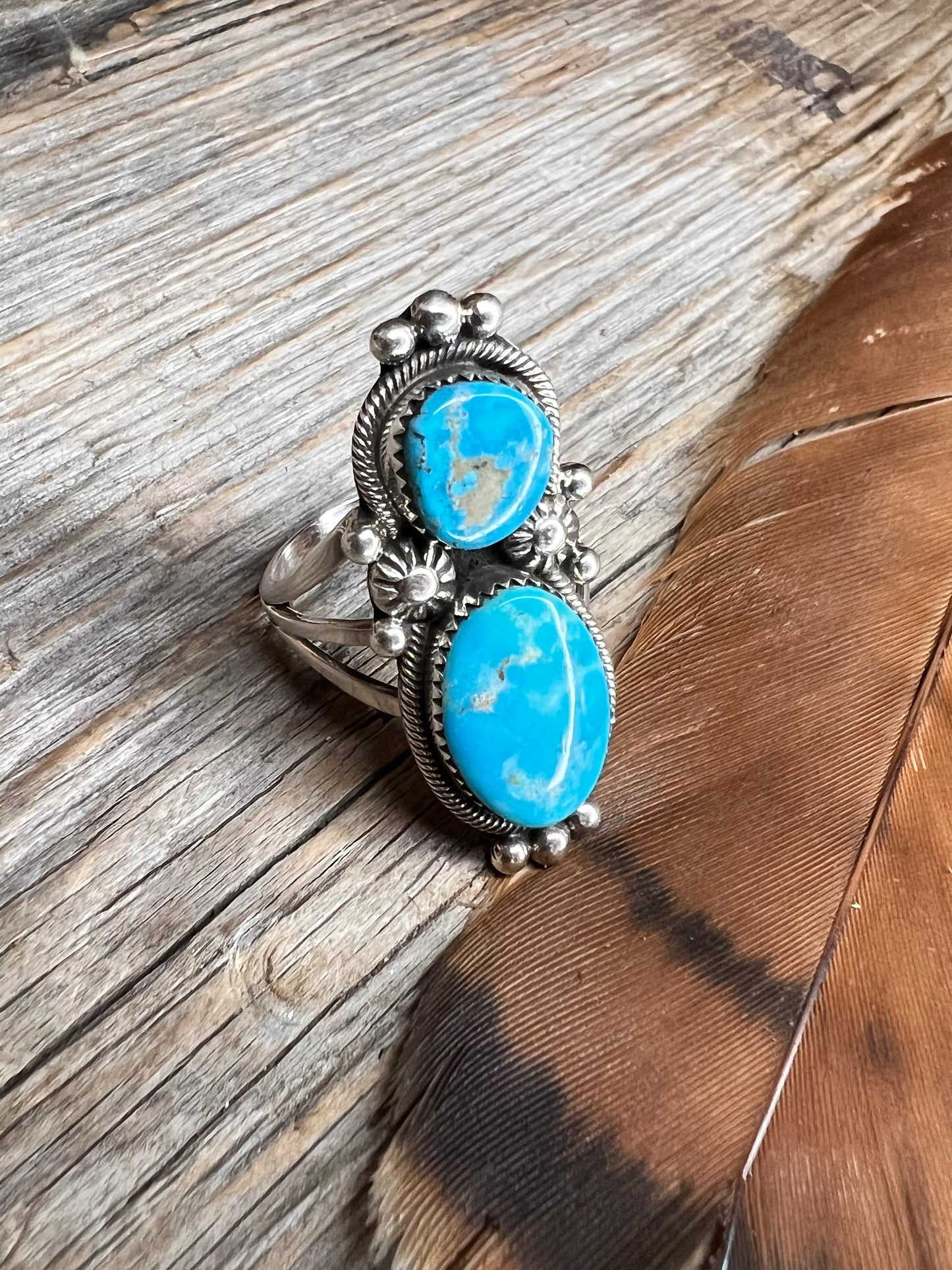 Kingman 2-Stone Ring