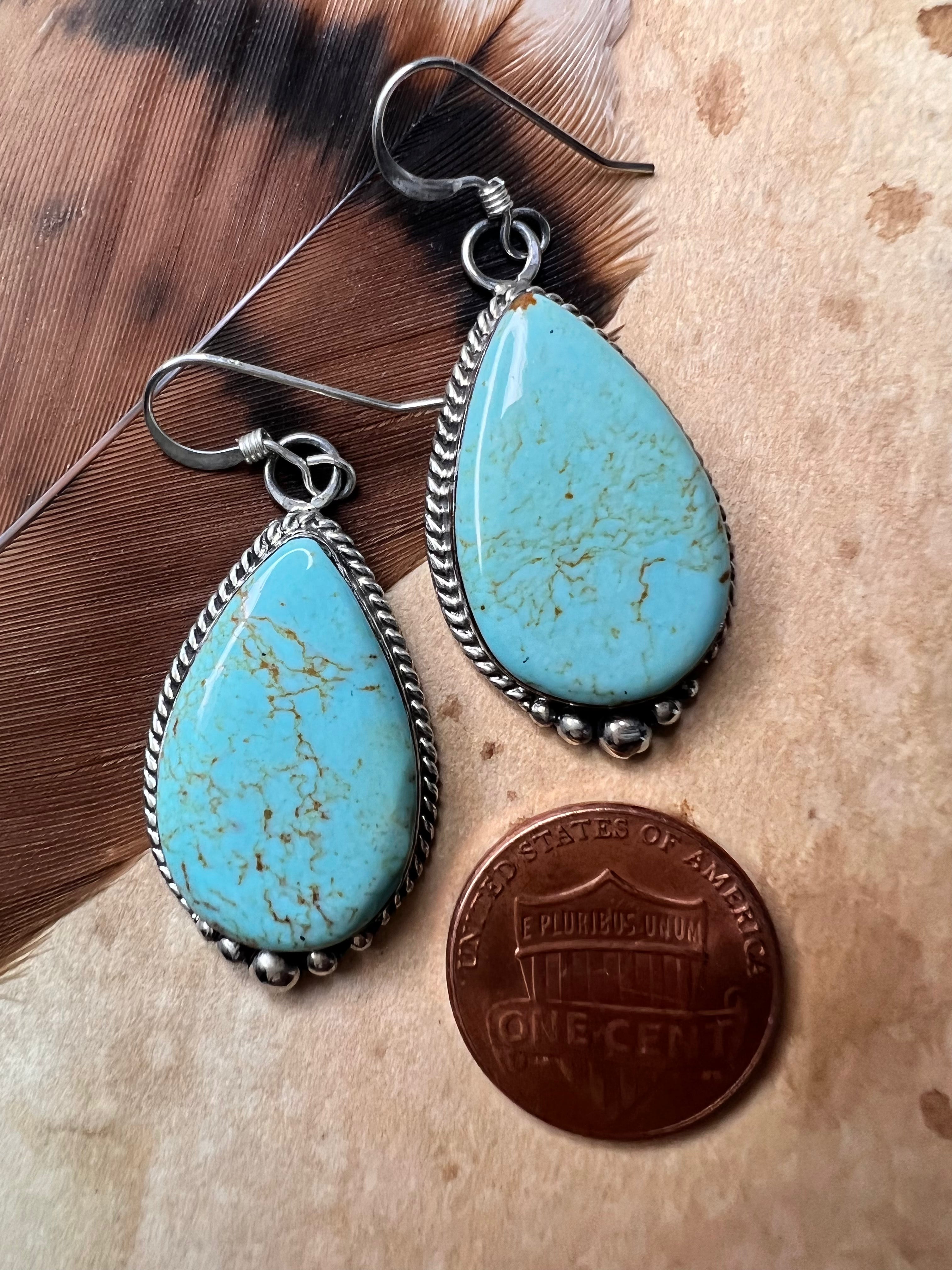 Kingman Sky Teardrop Earrings