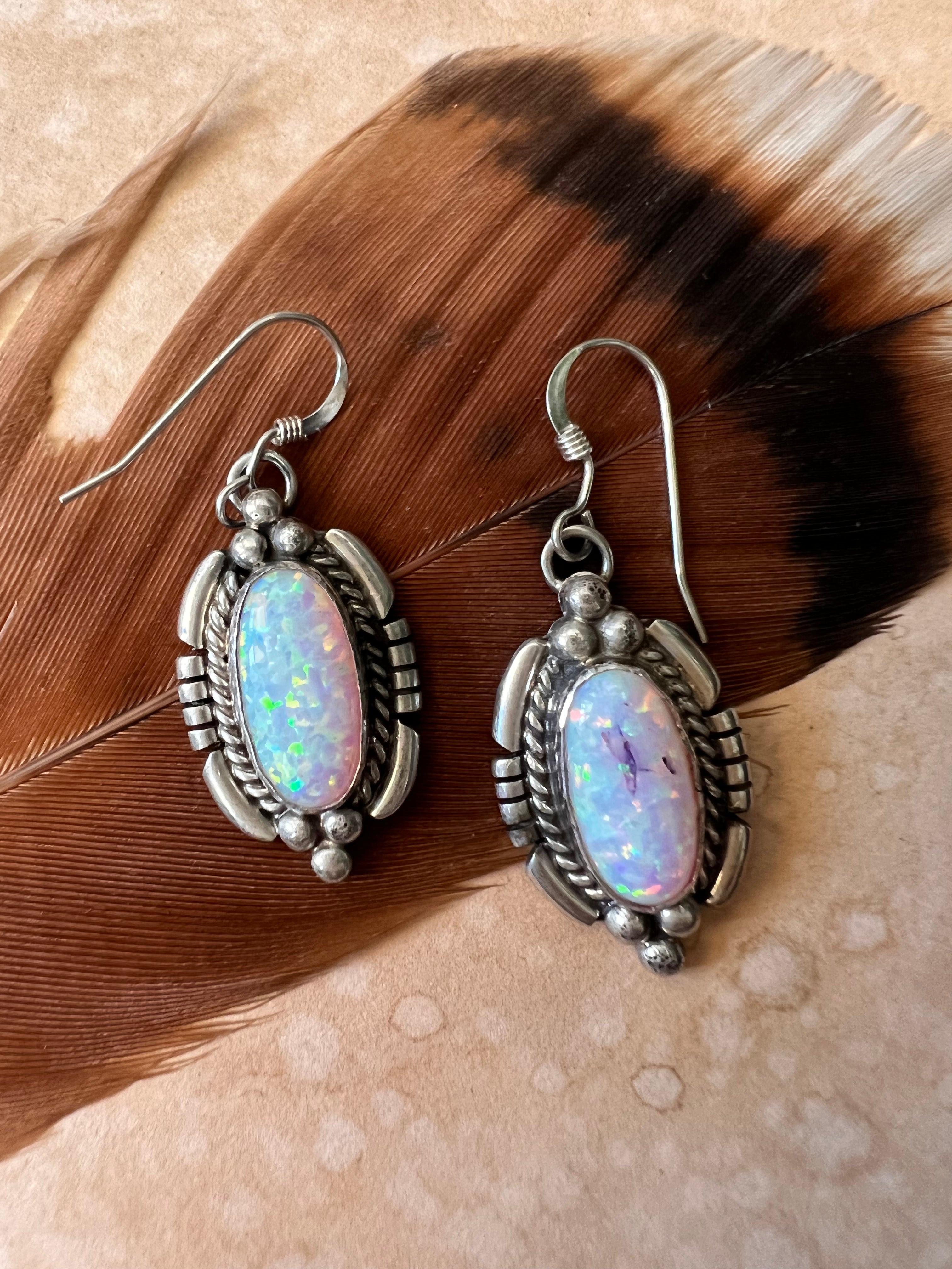 Opal Earrings