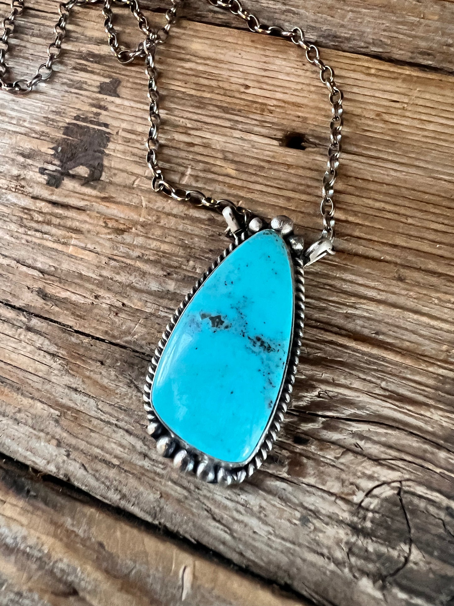 Kingman Triangle Necklace