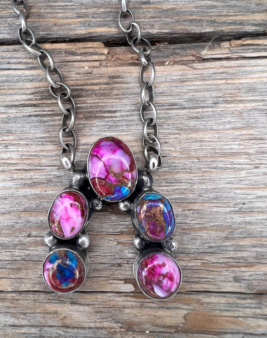 5 Stone Naja Necklace