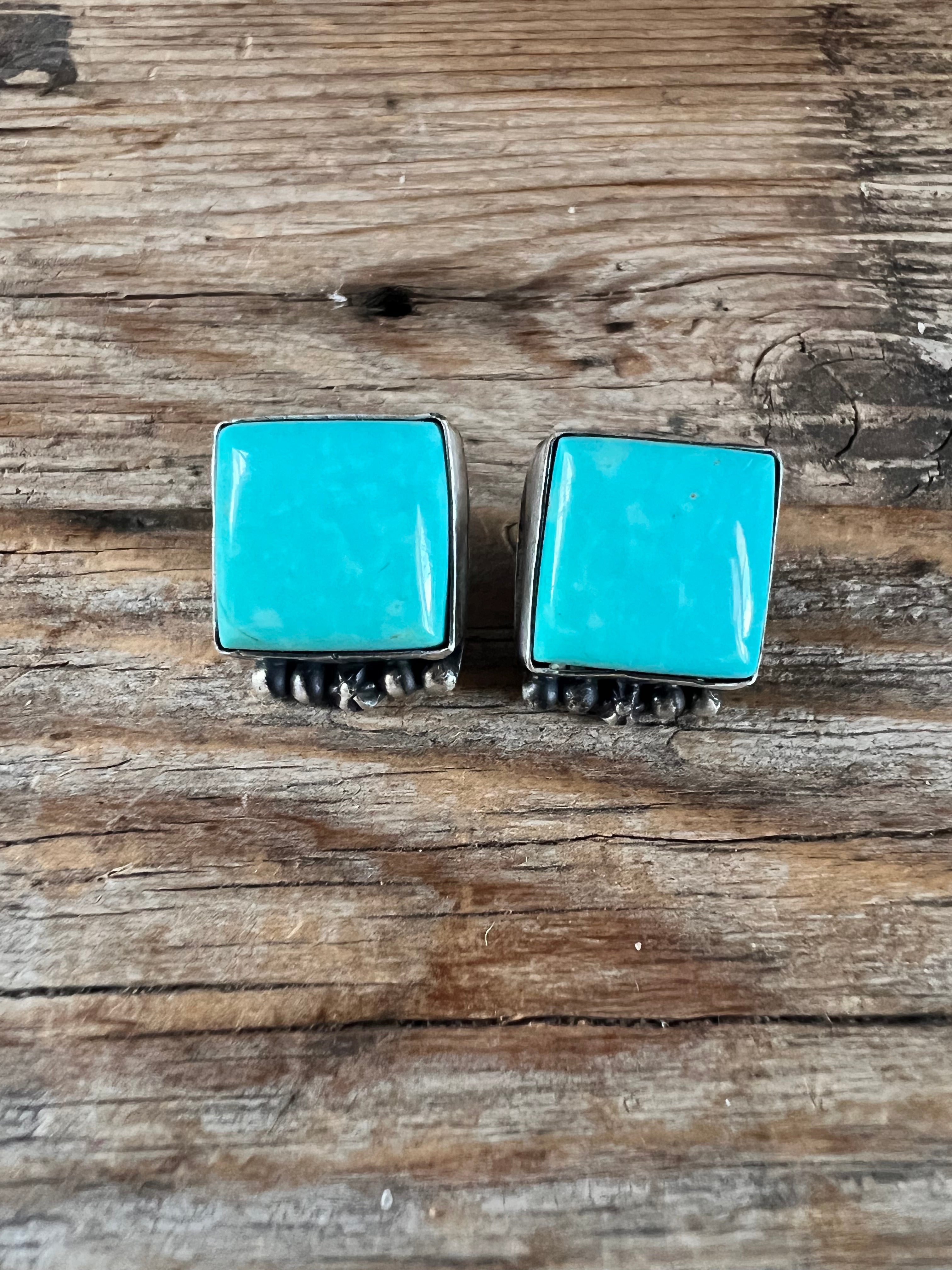 Square Star Earrings