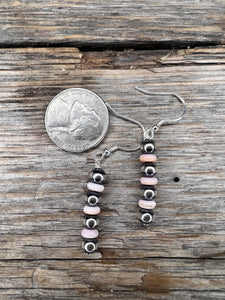 Navajo Pearl and Spiny oyster earring