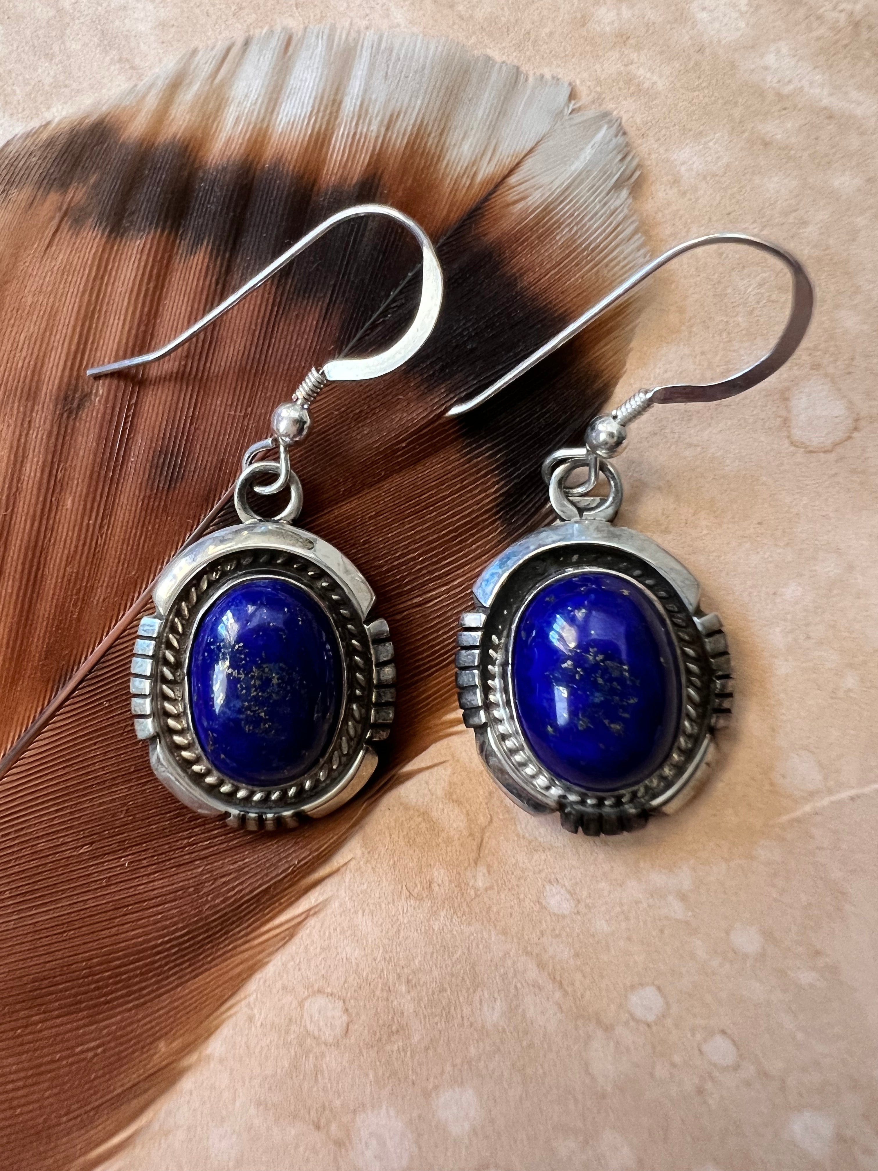 Lapis  Earrings