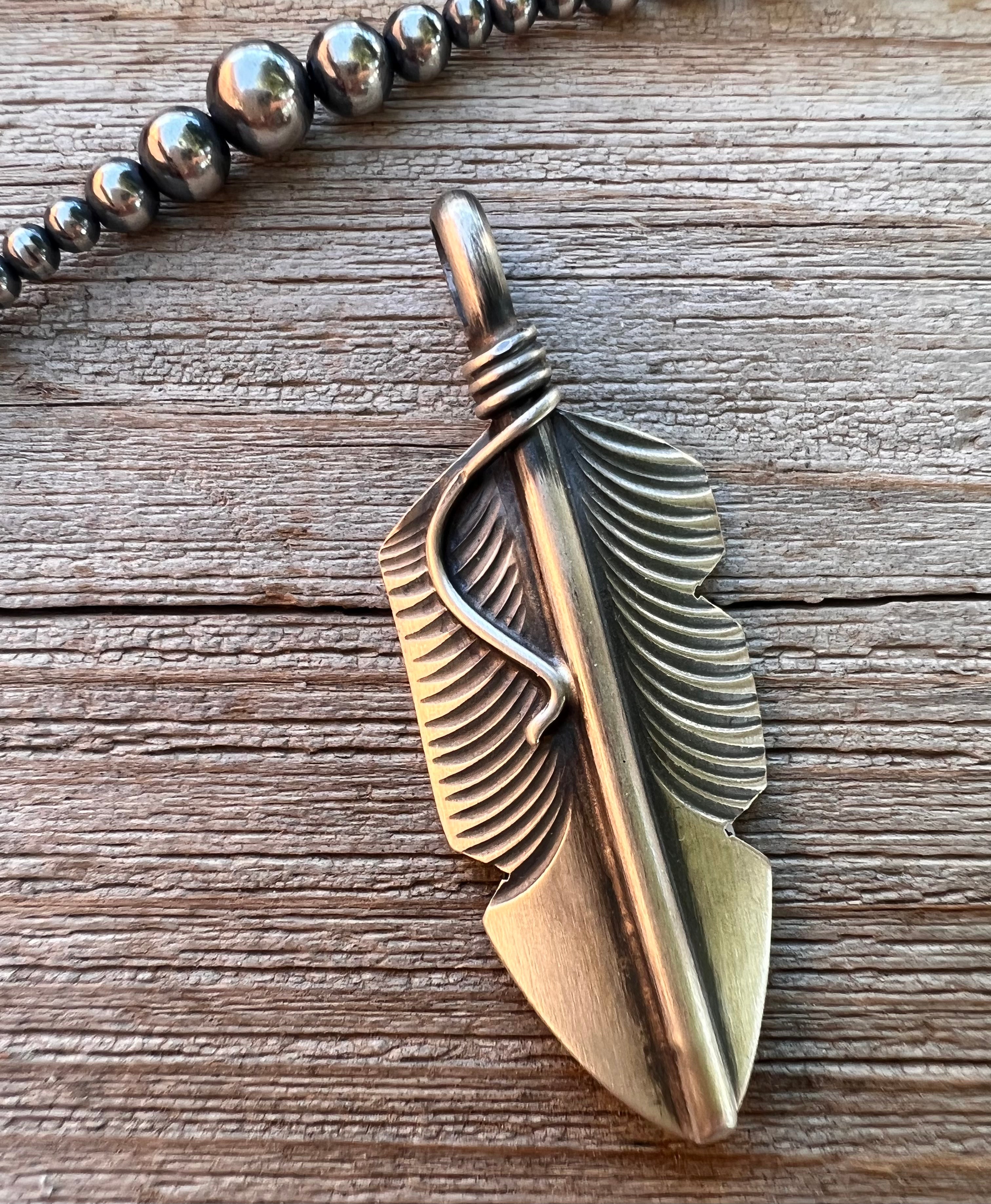 Small Feather Pendant