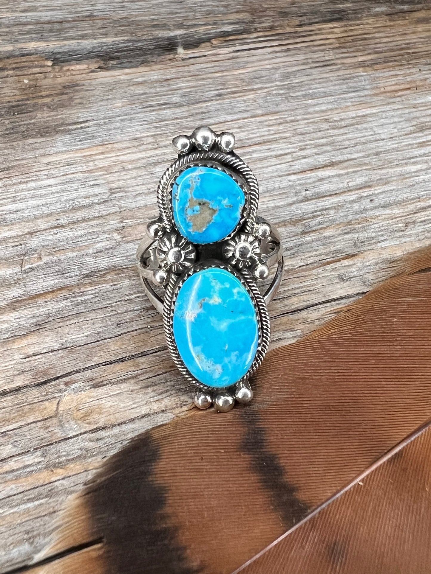 Kingman 2-Stone Ring