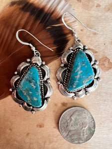 Large Kingman Old Style Earrings