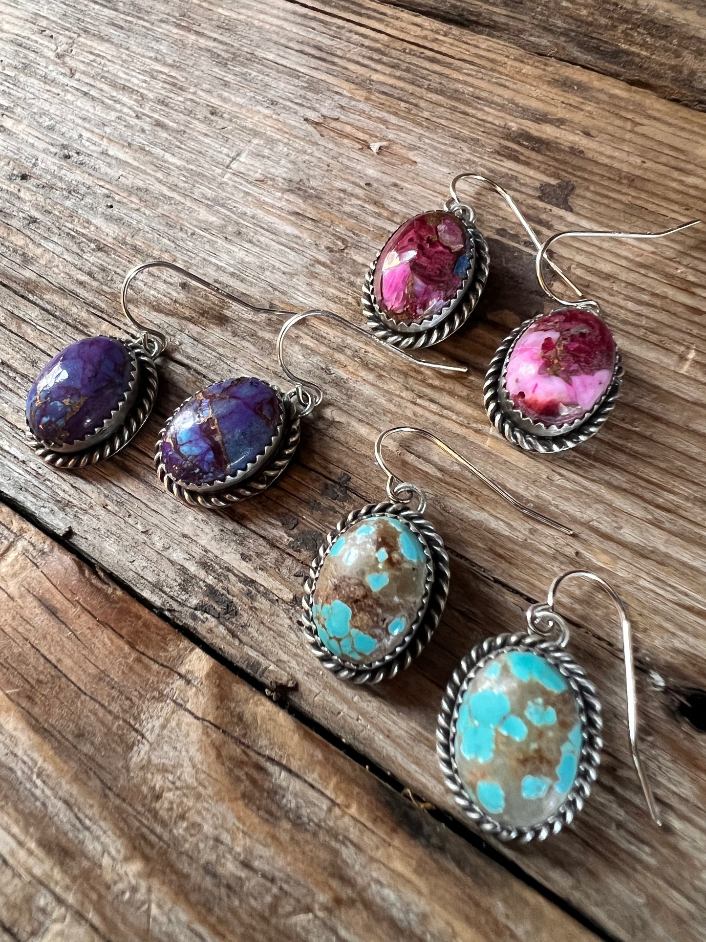 Freda Oval Drop Earrings
